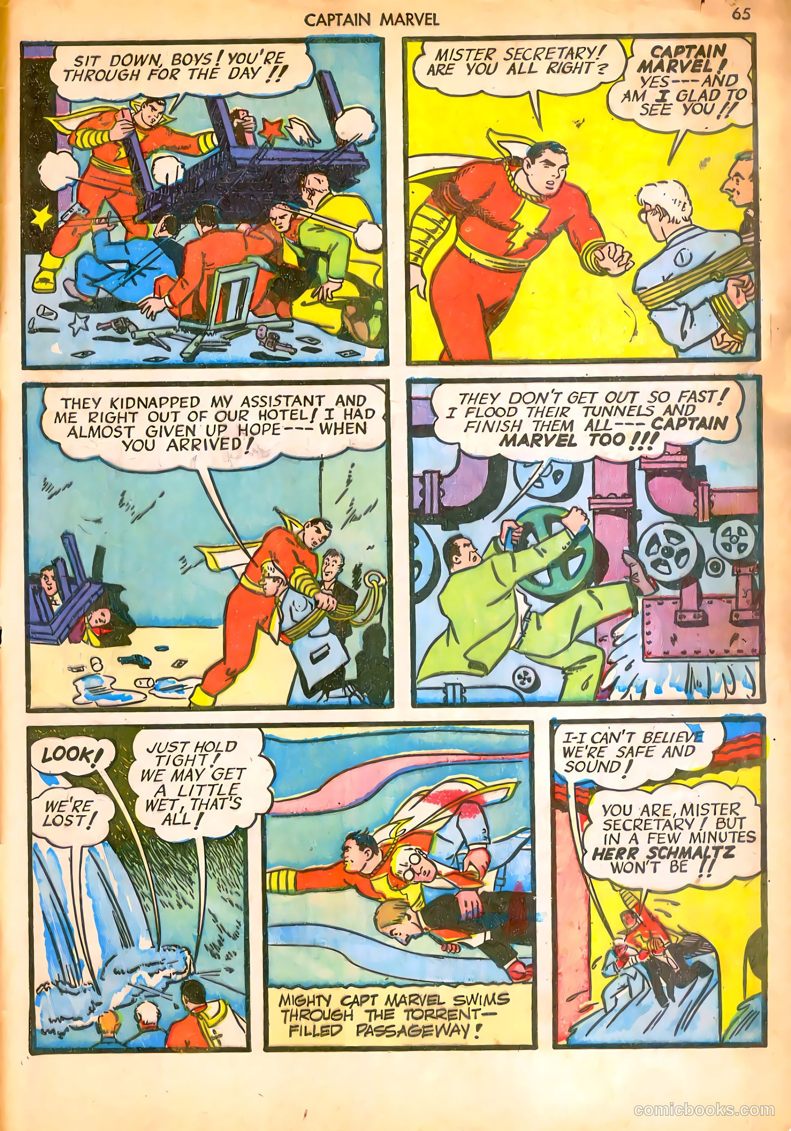 Captain Marvel Adventures #16 — page 66 of 70