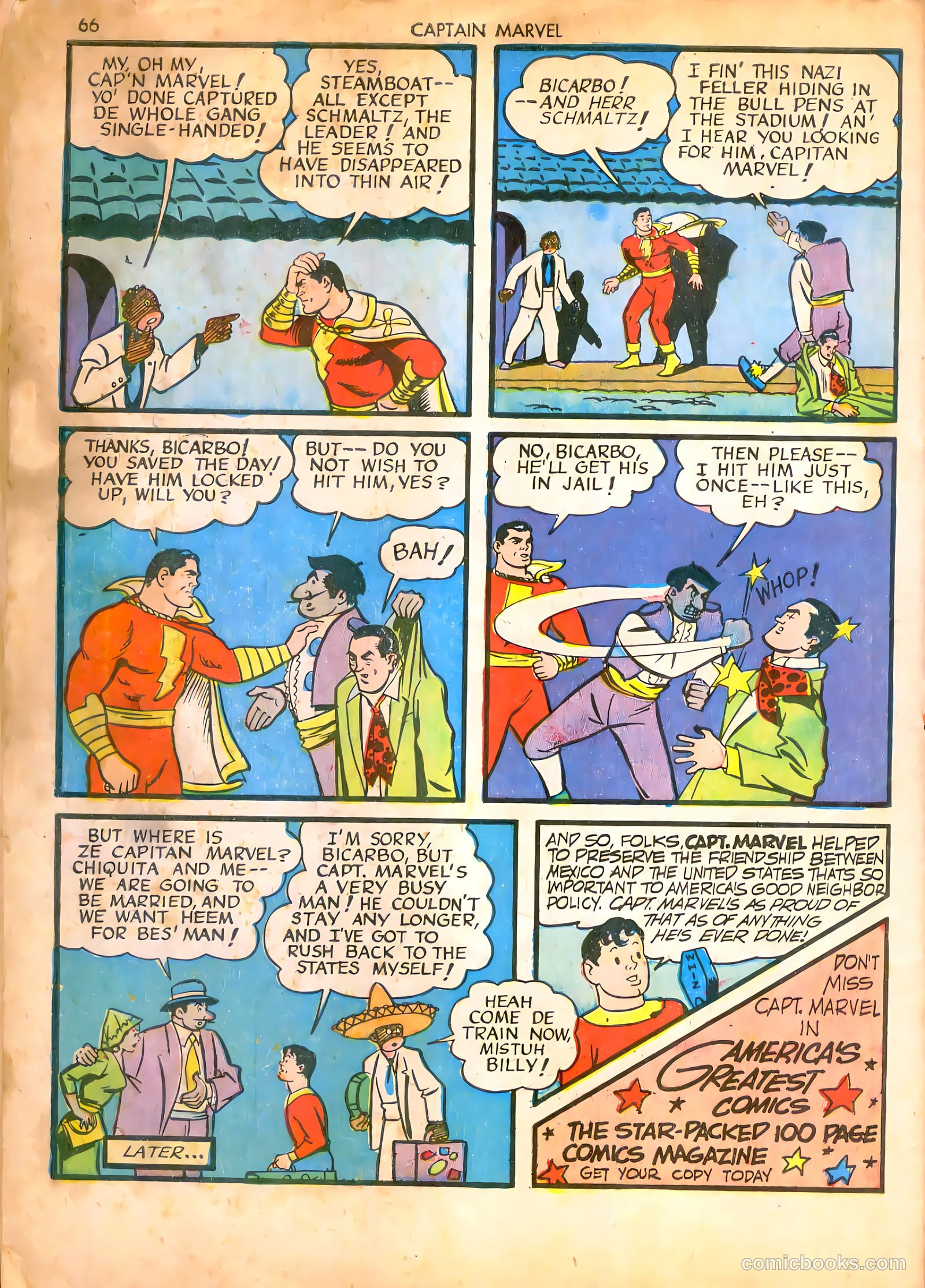 Captain Marvel Adventures #16 — page 67 of 70