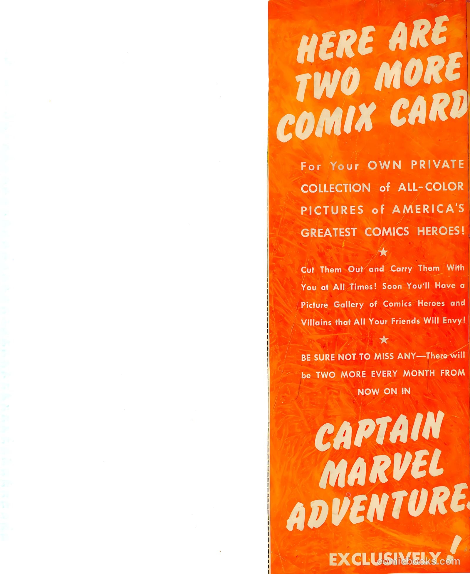 Captain Marvel Adventures #16 — page 70 of 70