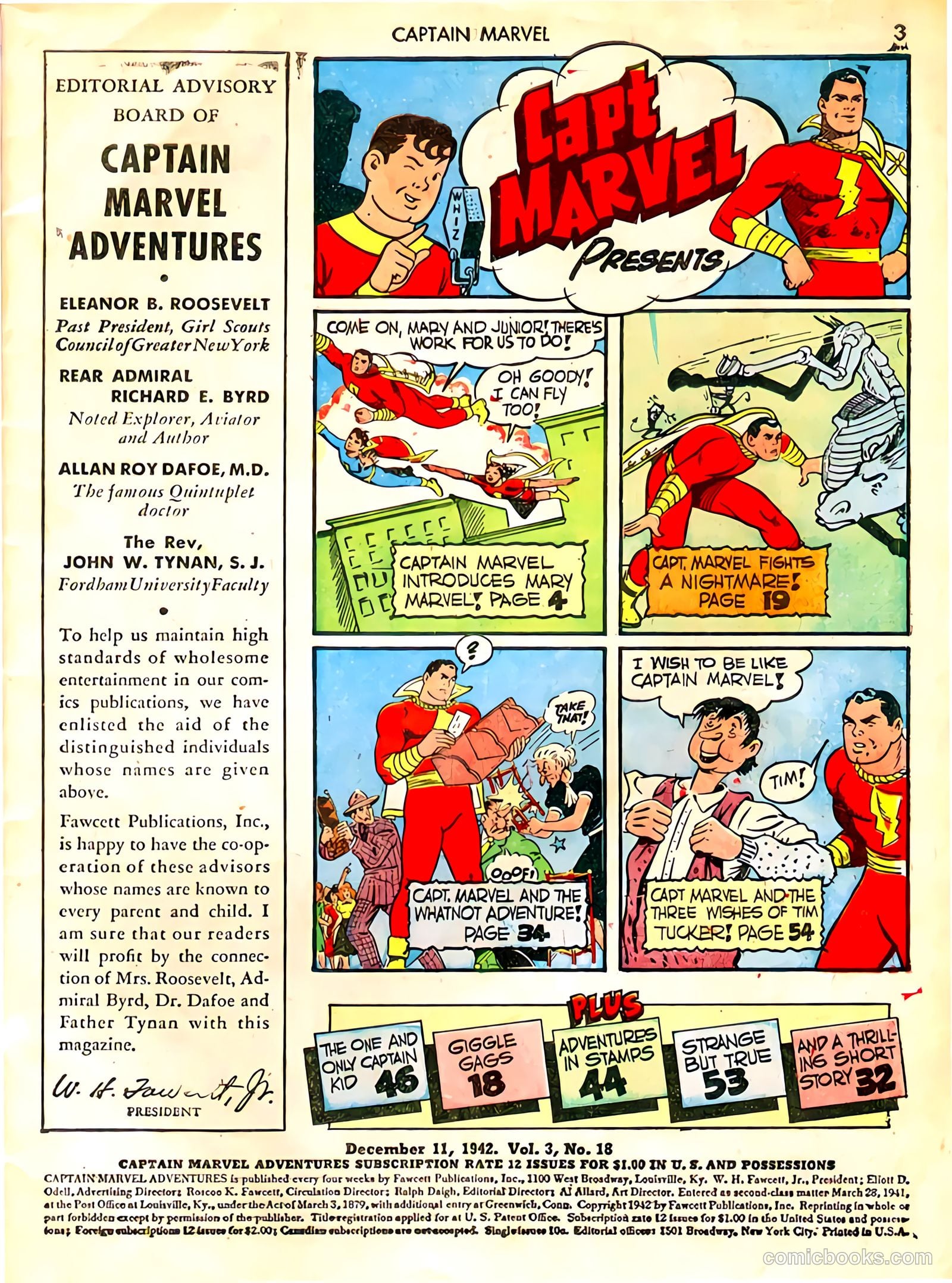 Captain Marvel Adventures #18 — page 3 of 68