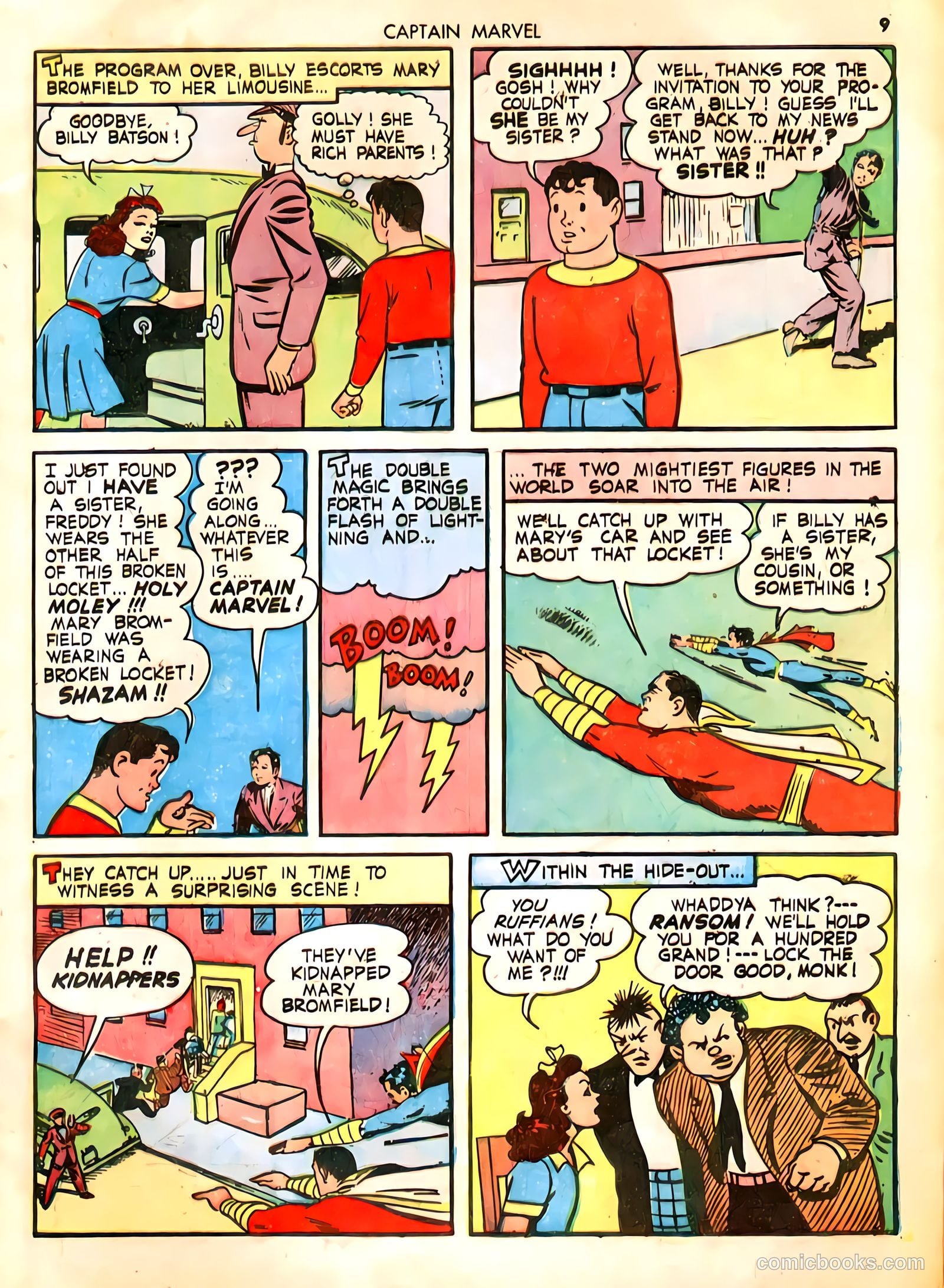 Captain Marvel Adventures #18 — page 9 of 68