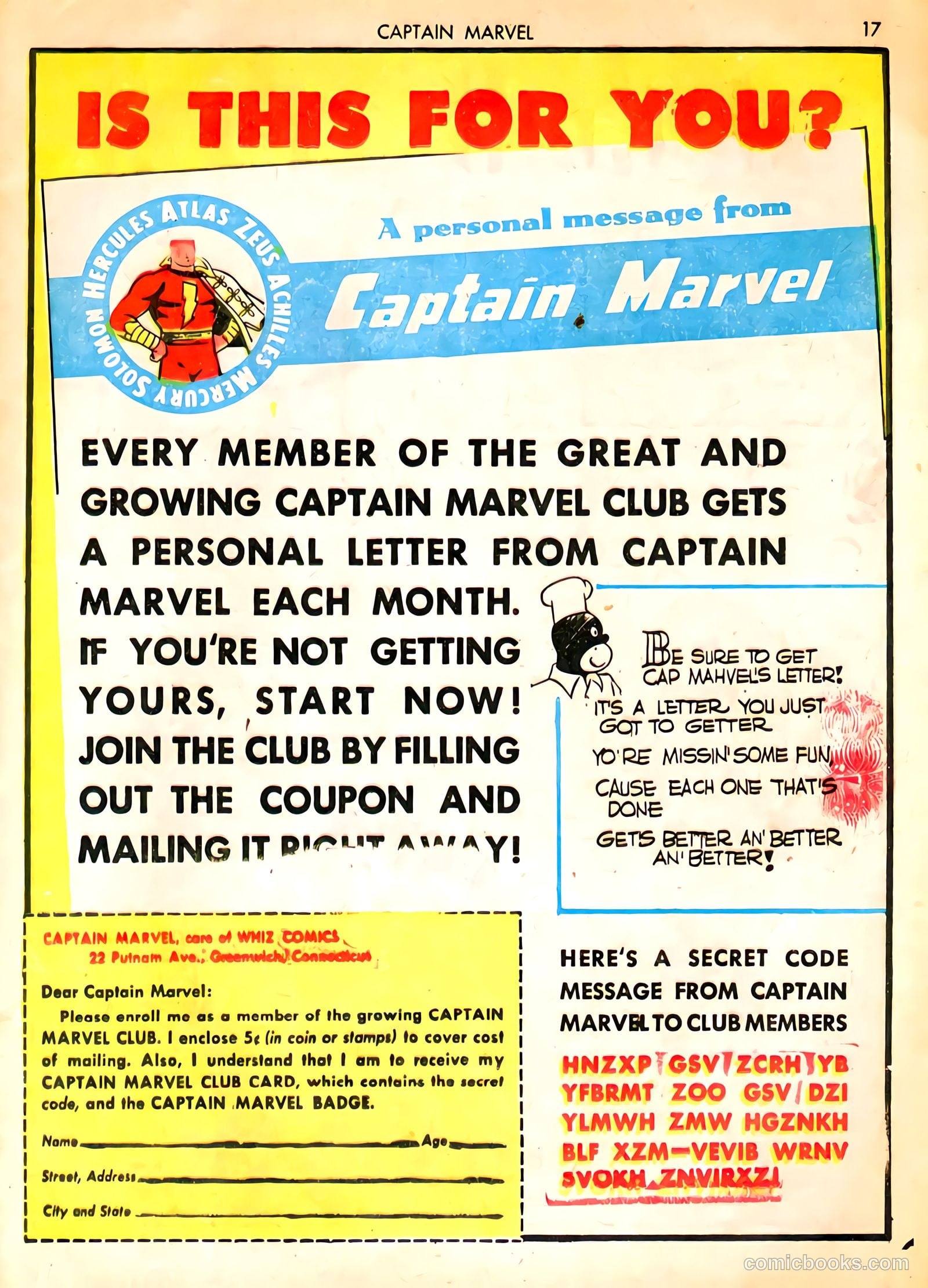 Captain Marvel Adventures #18 — page 17 of 68