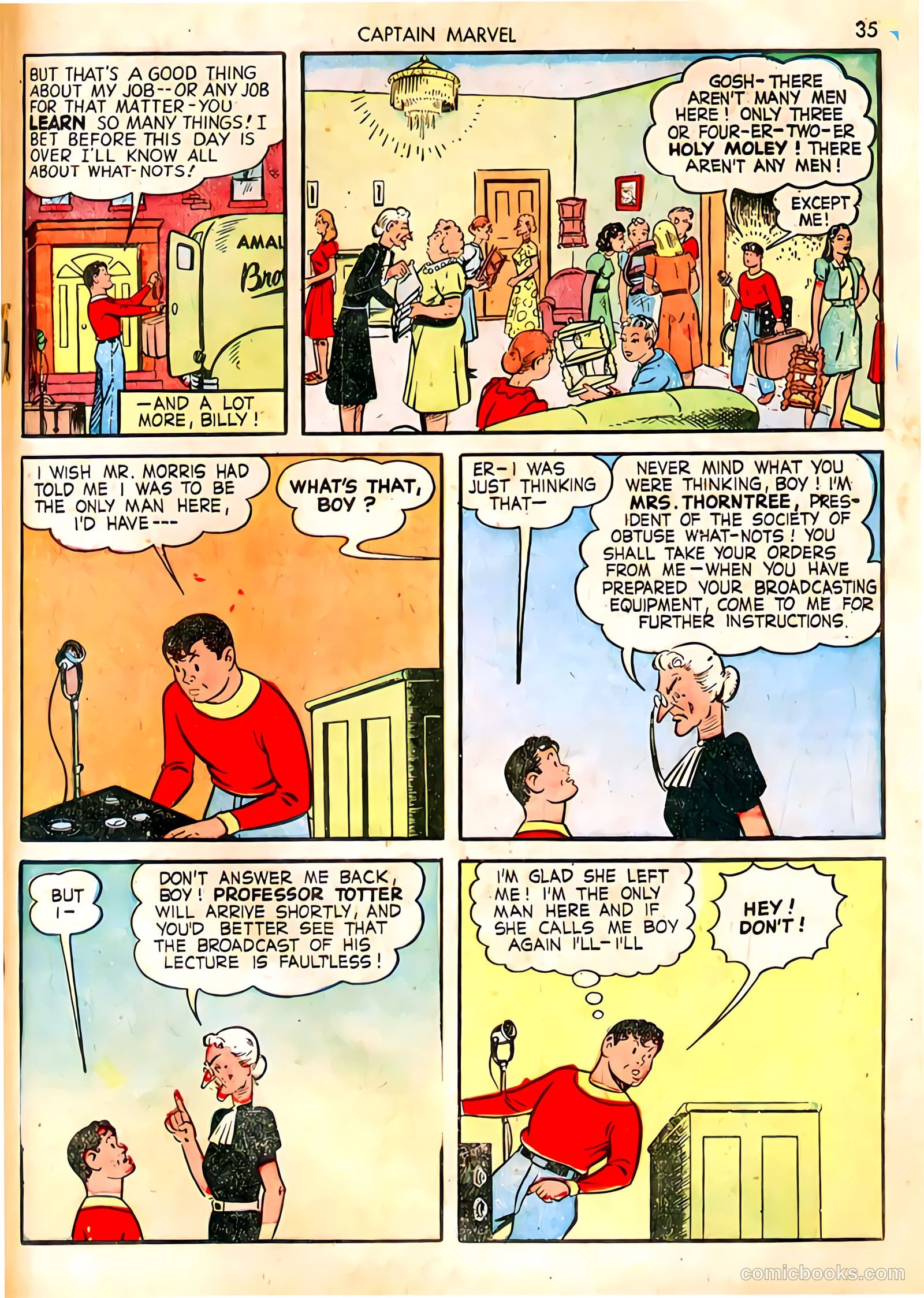 Captain Marvel Adventures #18 — page 35 of 68