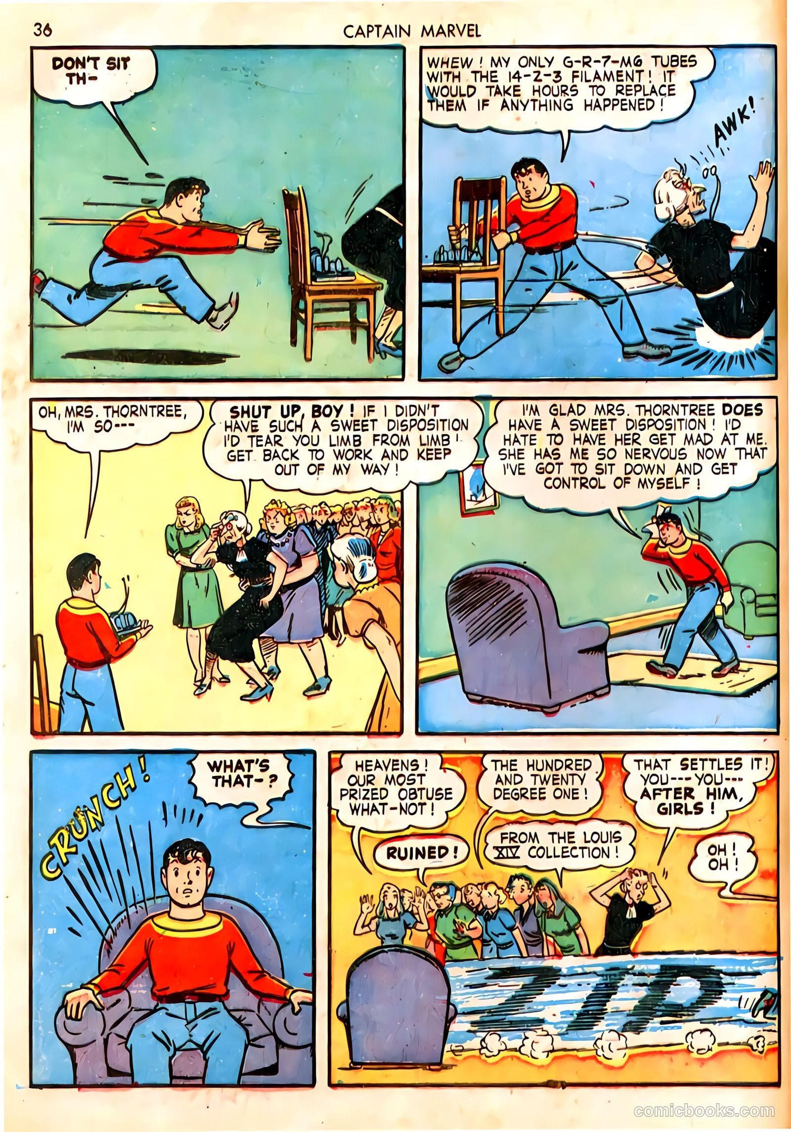 Captain Marvel Adventures #18 — page 36 of 68