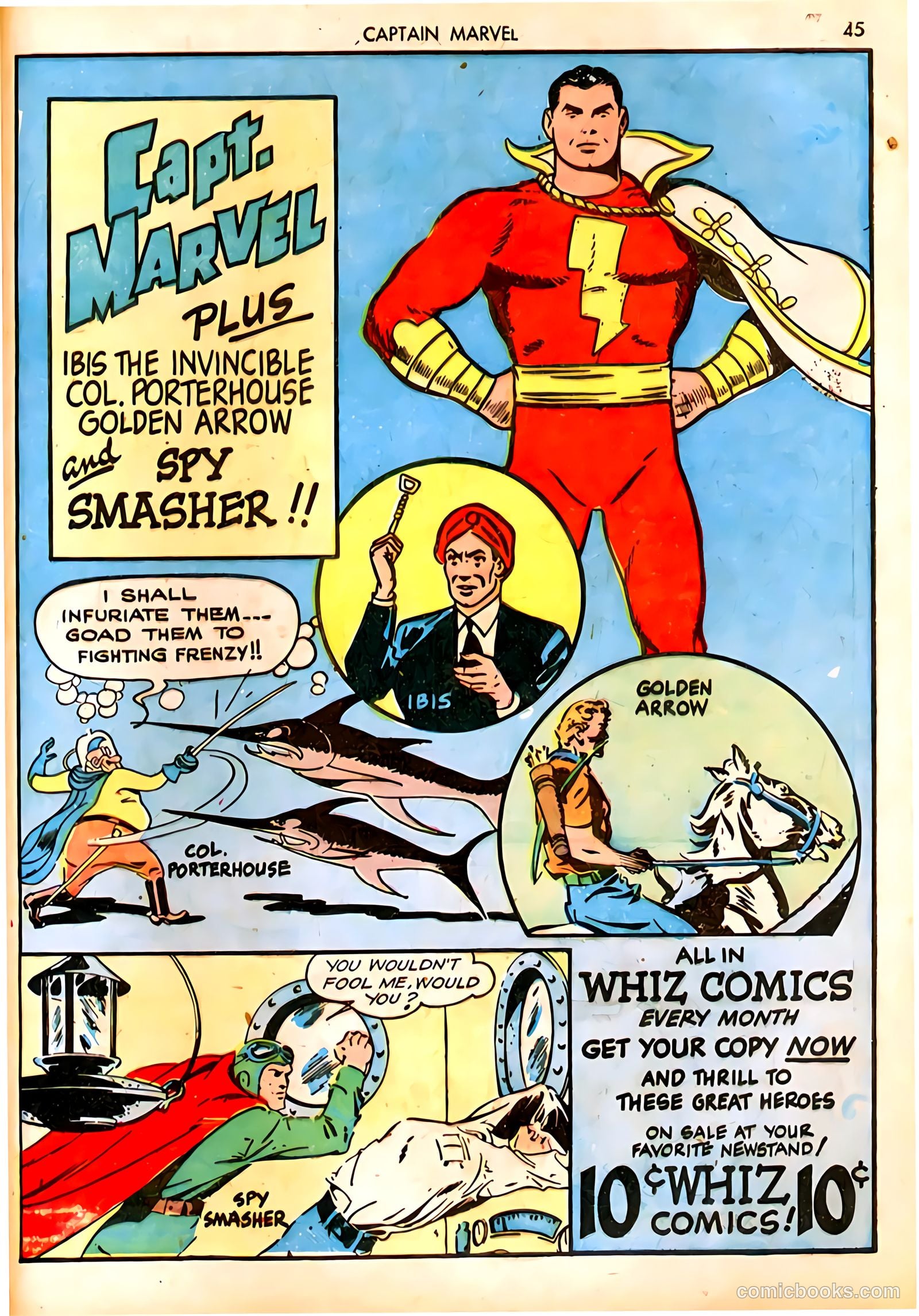 Captain Marvel Adventures #18 — page 45 of 68