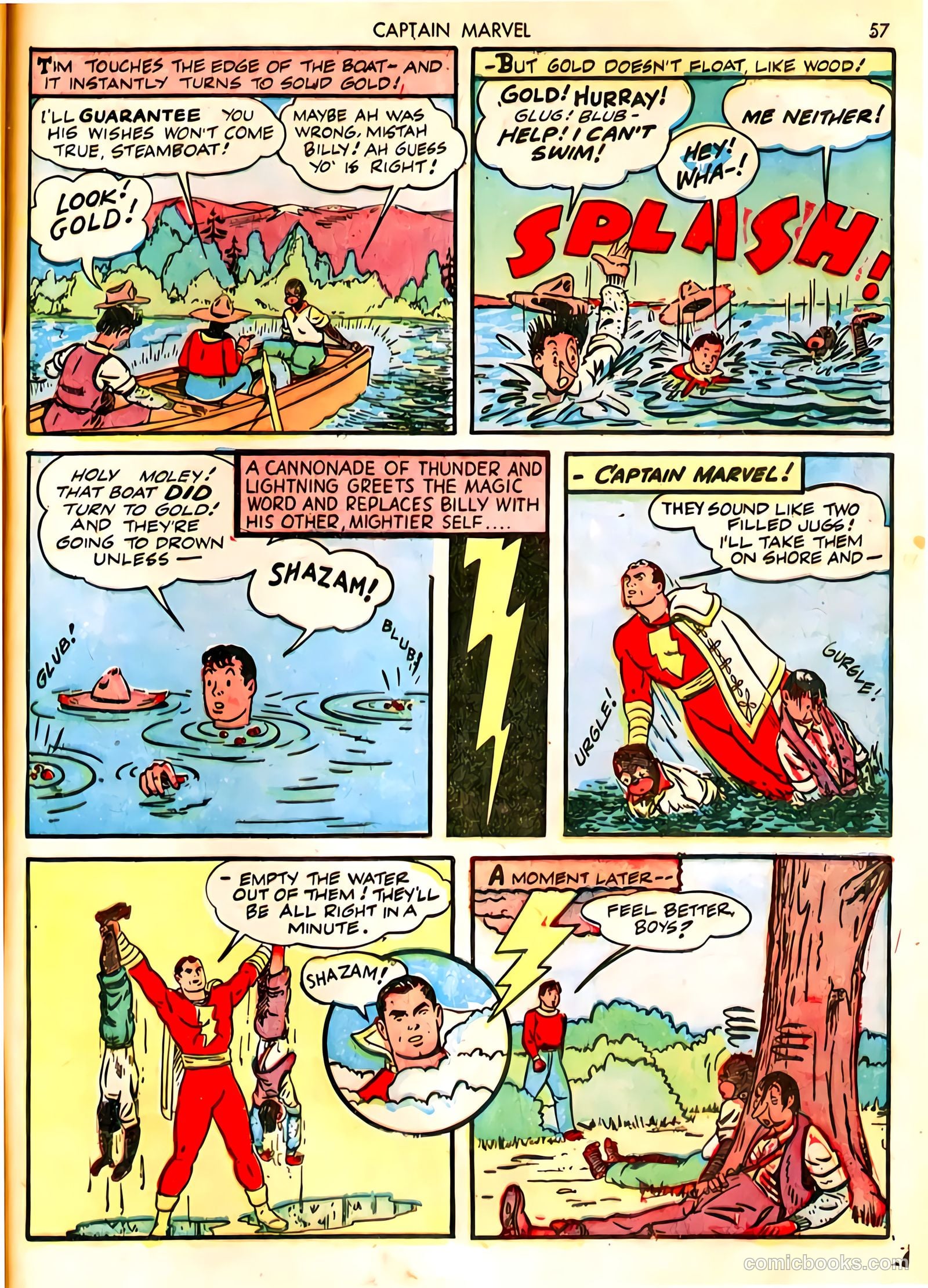 Captain Marvel Adventures #18 — page 57 of 68