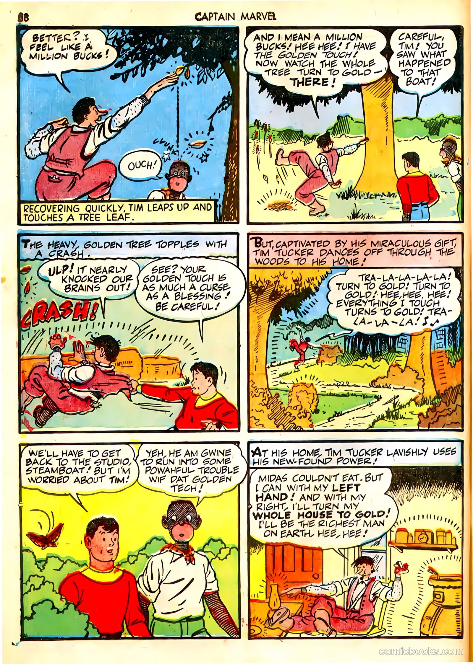 Captain Marvel Adventures #18 — page 58 of 68