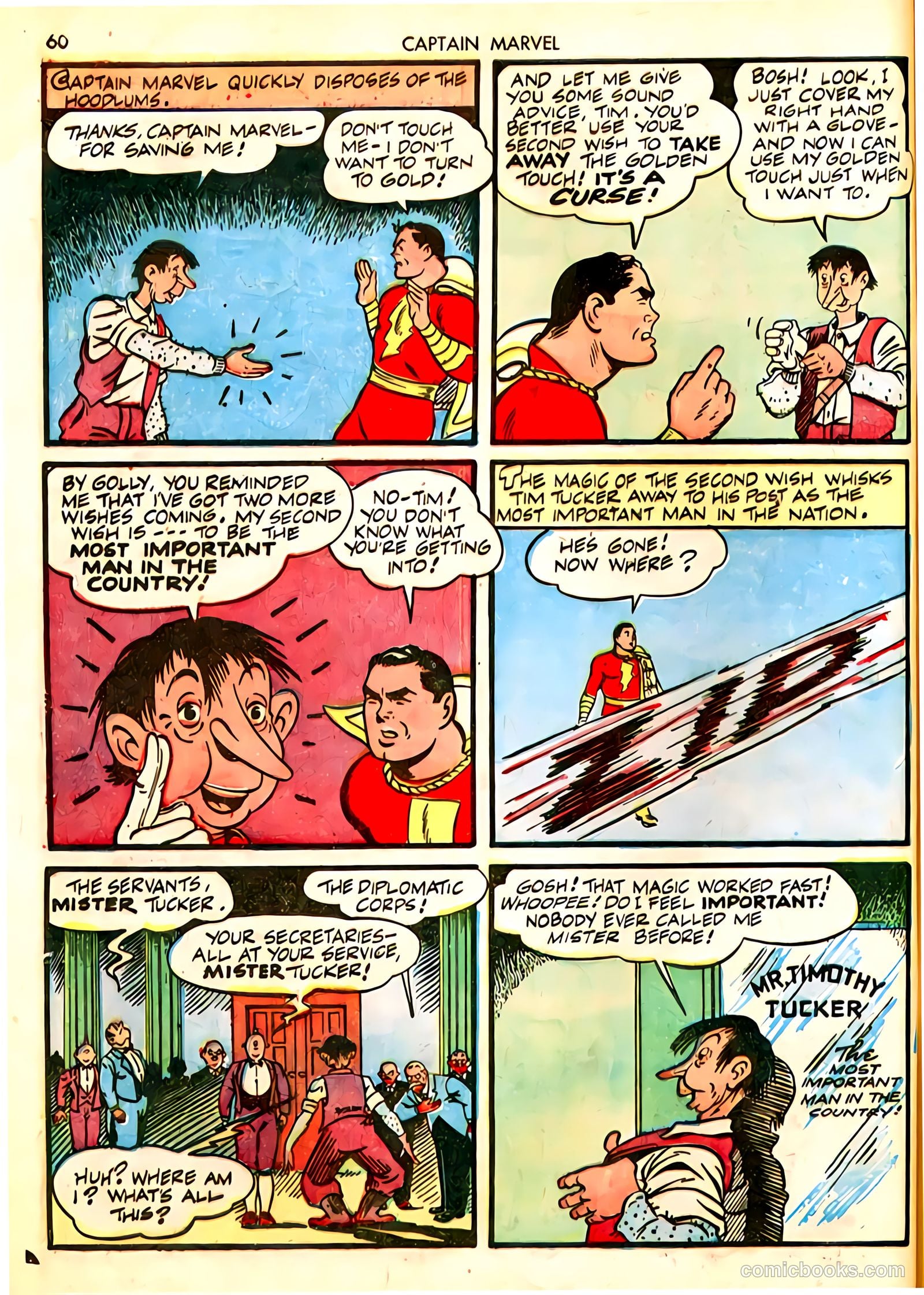 Captain Marvel Adventures #18 — page 60 of 68