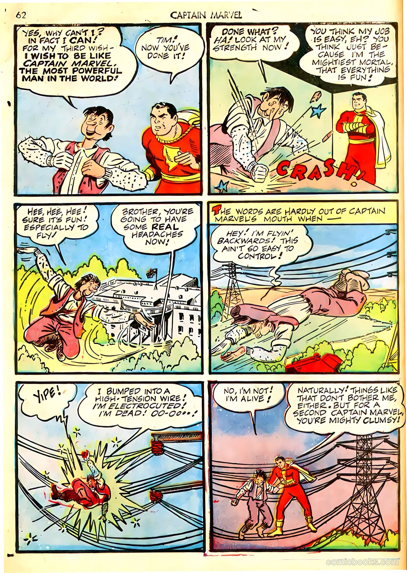 Captain Marvel Adventures #18 — page 62 of 68