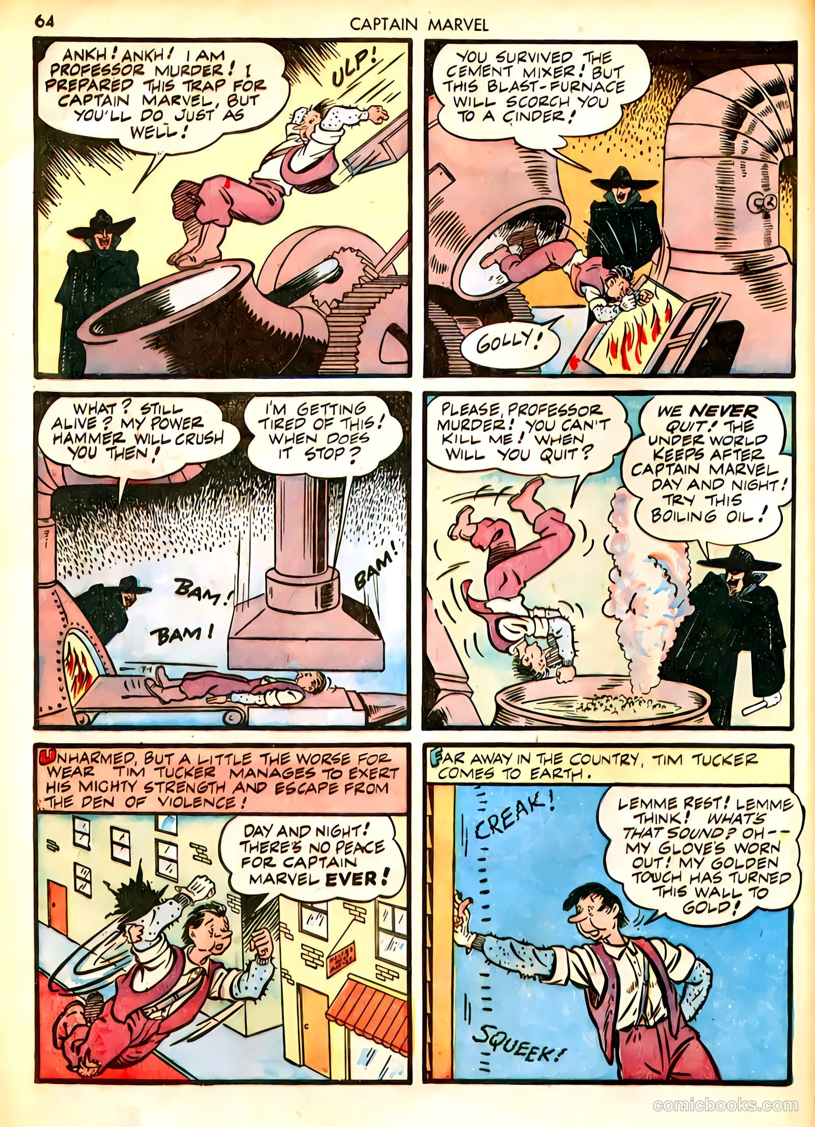 Captain Marvel Adventures #18 — page 64 of 68