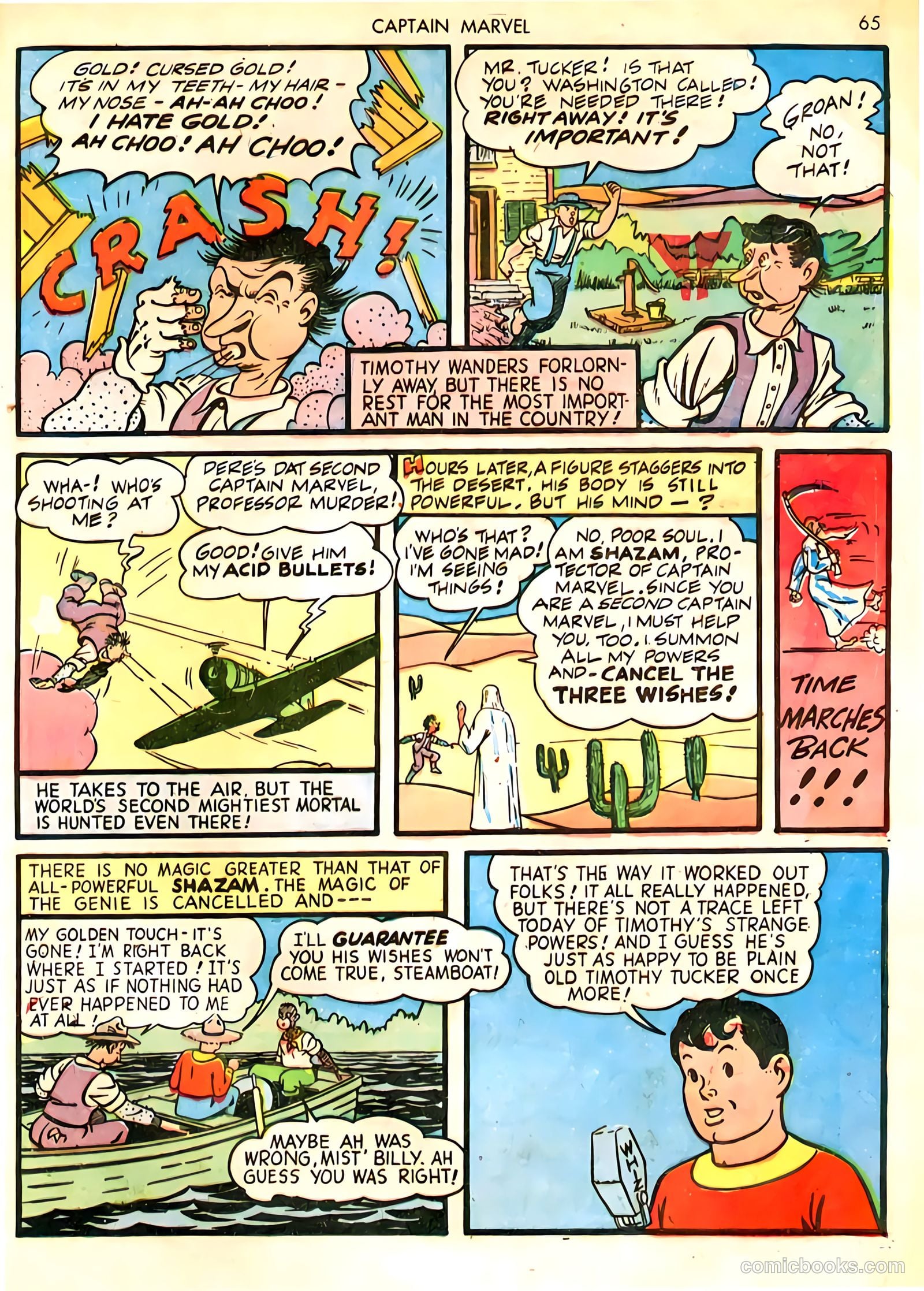 Captain Marvel Adventures #18 — page 65 of 68