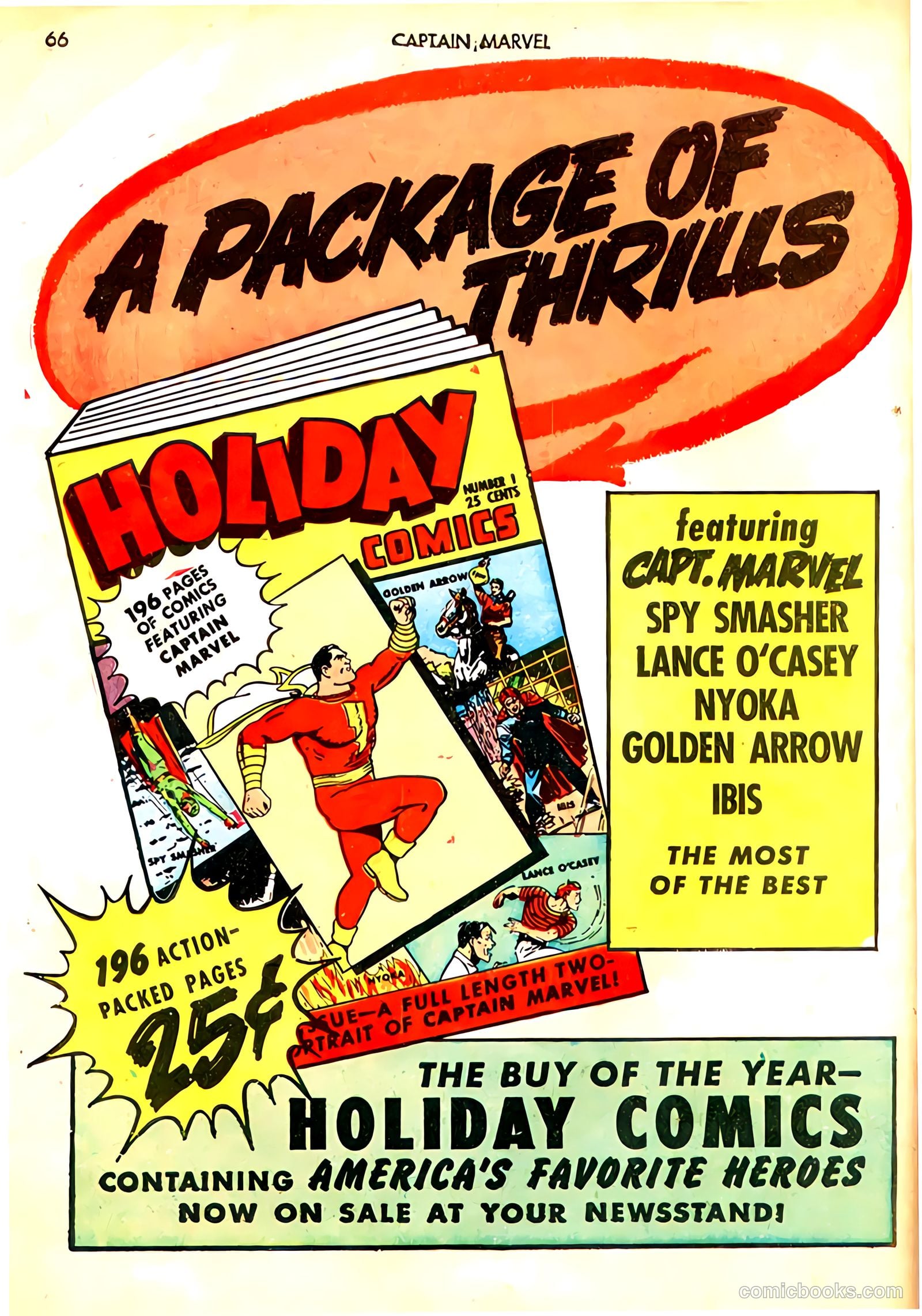 Captain Marvel Adventures #18 — page 66 of 68