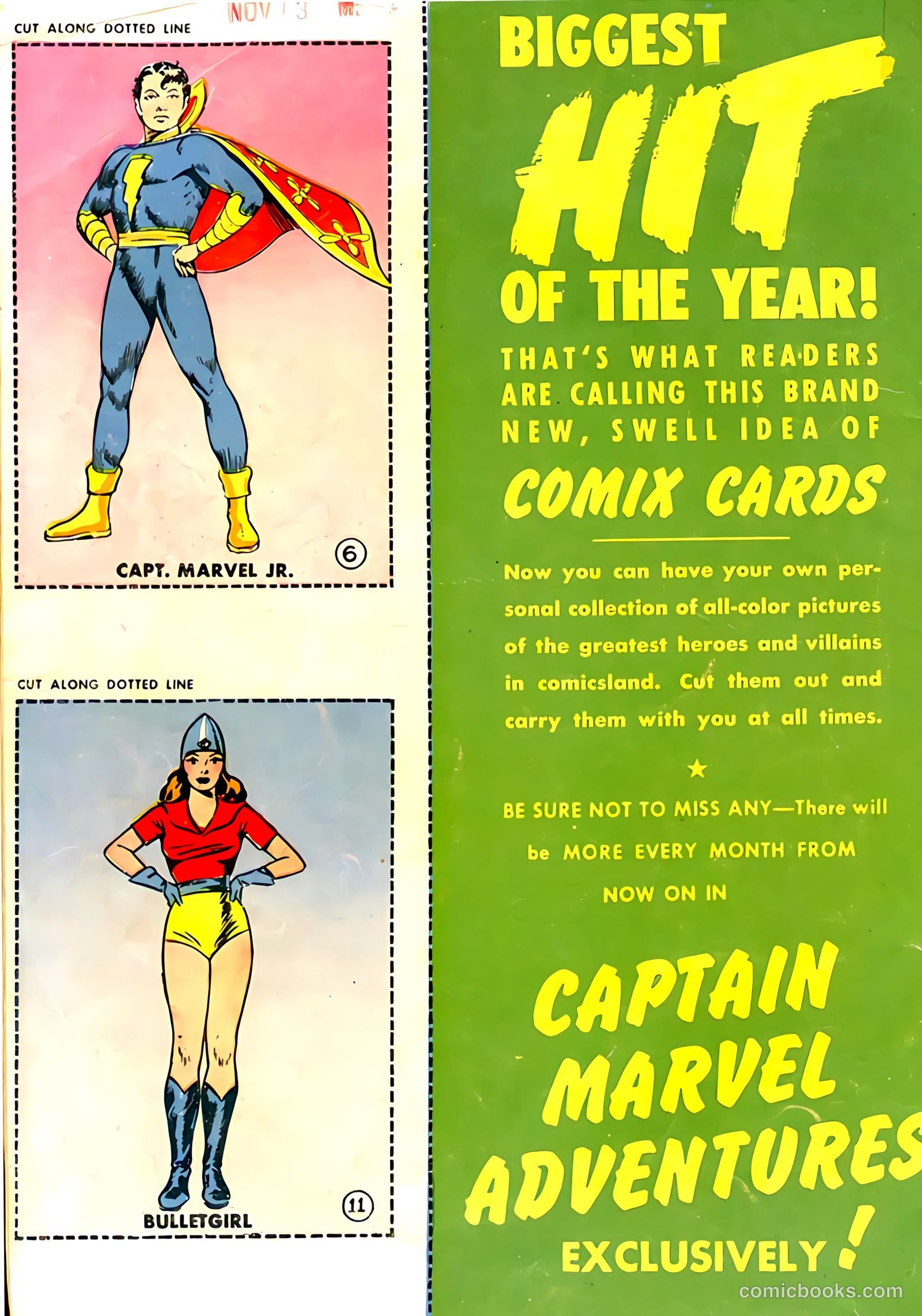 Captain Marvel Adventures #18 — page 68 of 68
