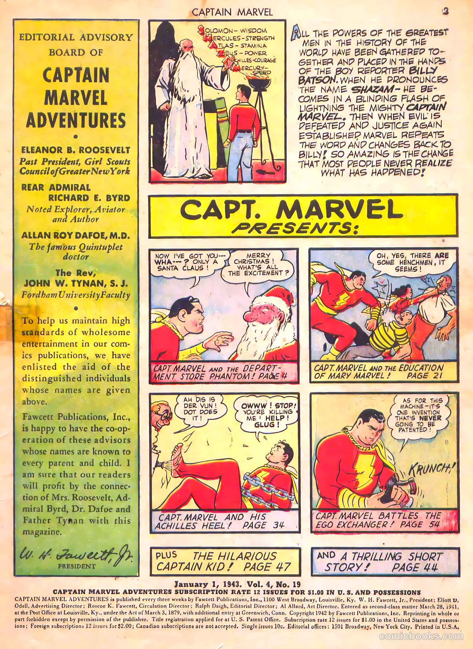 Captain Marvel Adventures #19 — page 3 of 68