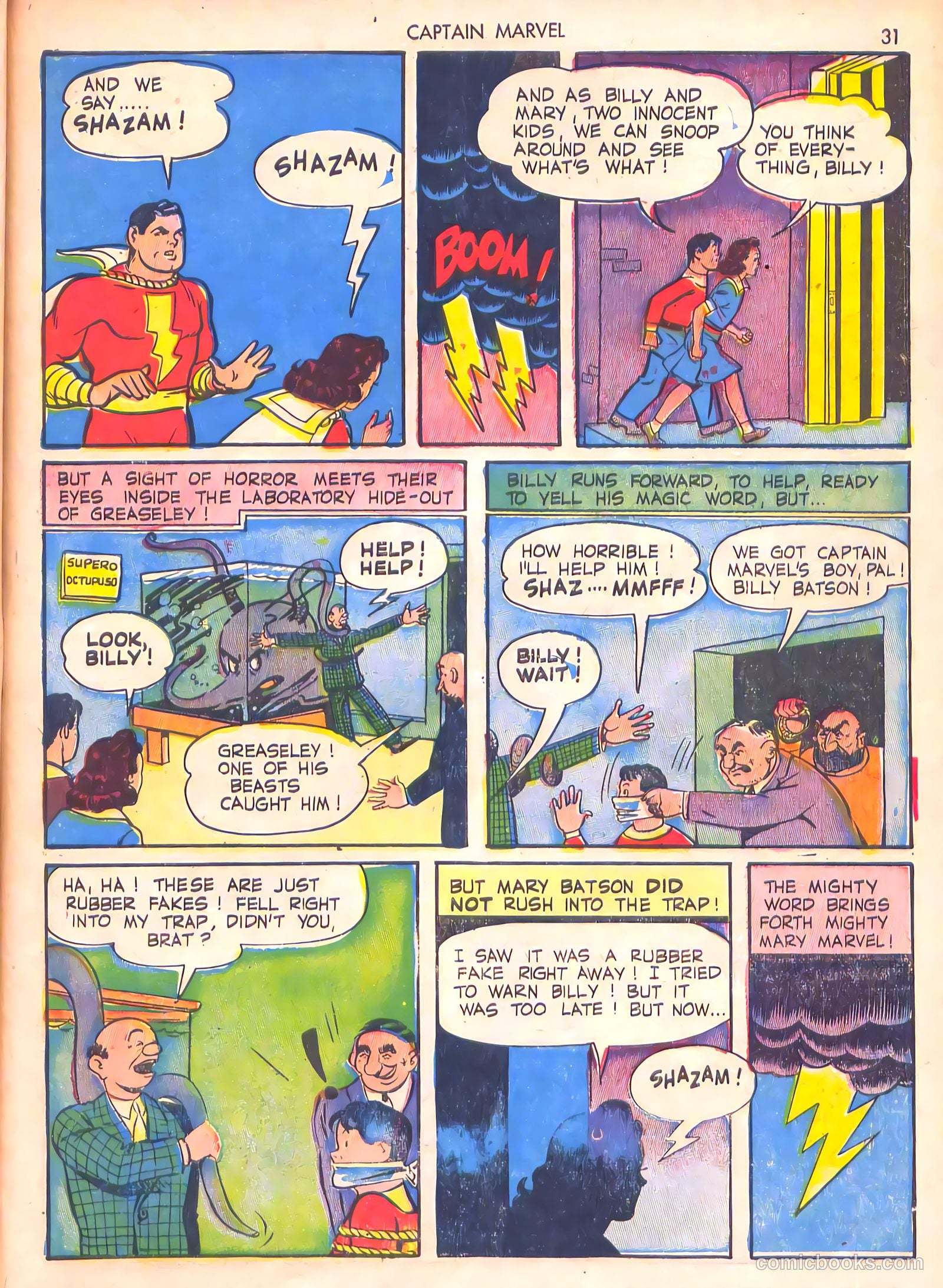 Captain Marvel Adventures #19 — page 31 of 68
