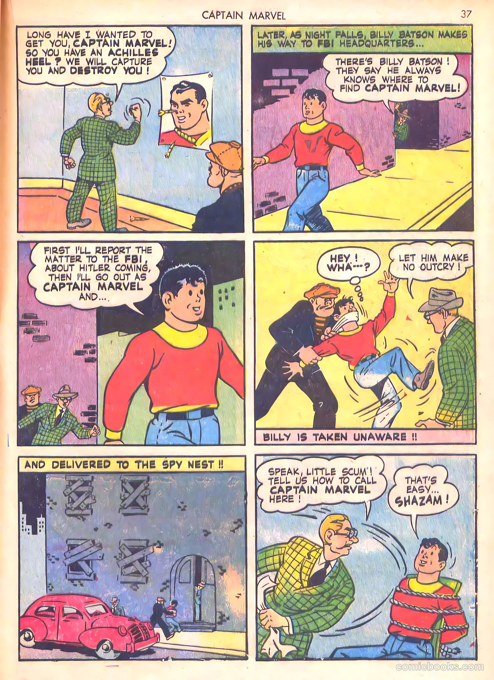 Captain Marvel Adventures #19 — page 37 of 68