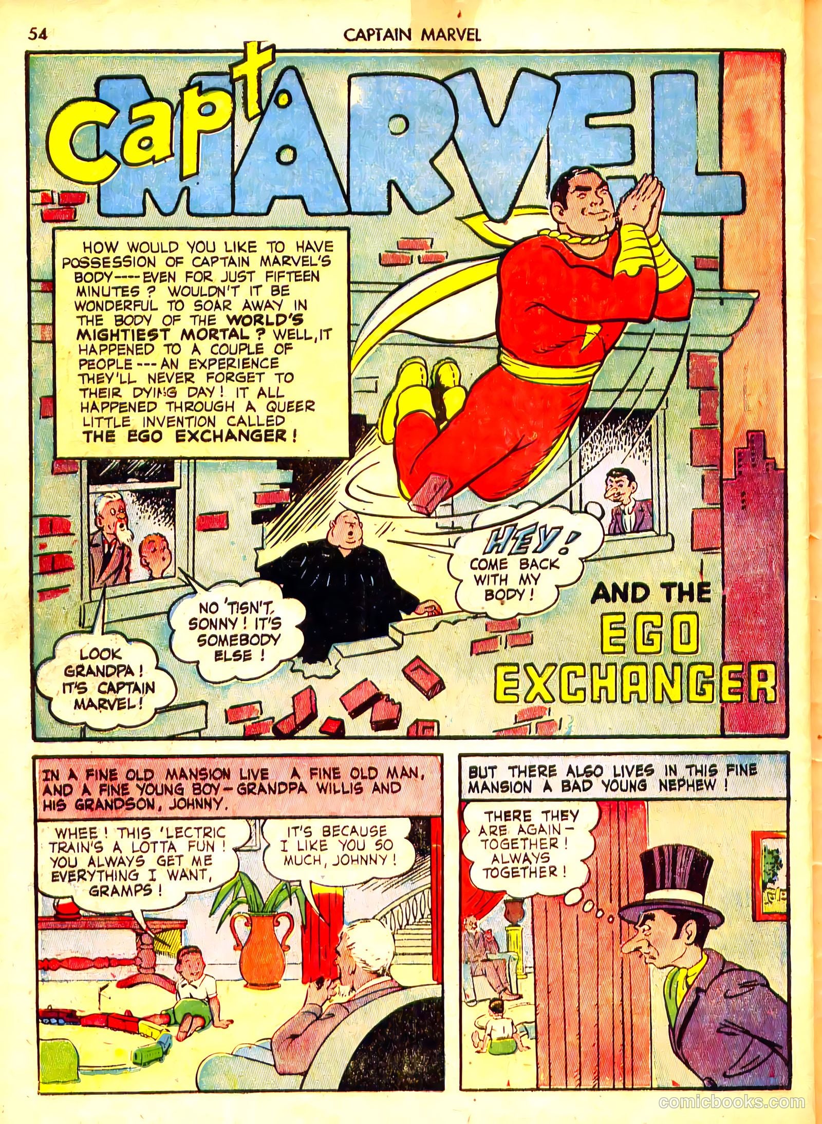 Captain Marvel Adventures #19 — page 54 of 68