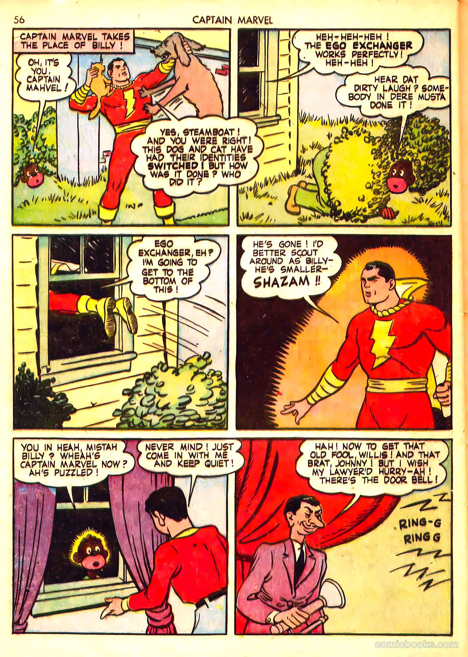Captain Marvel Adventures #19 — page 56 of 68
