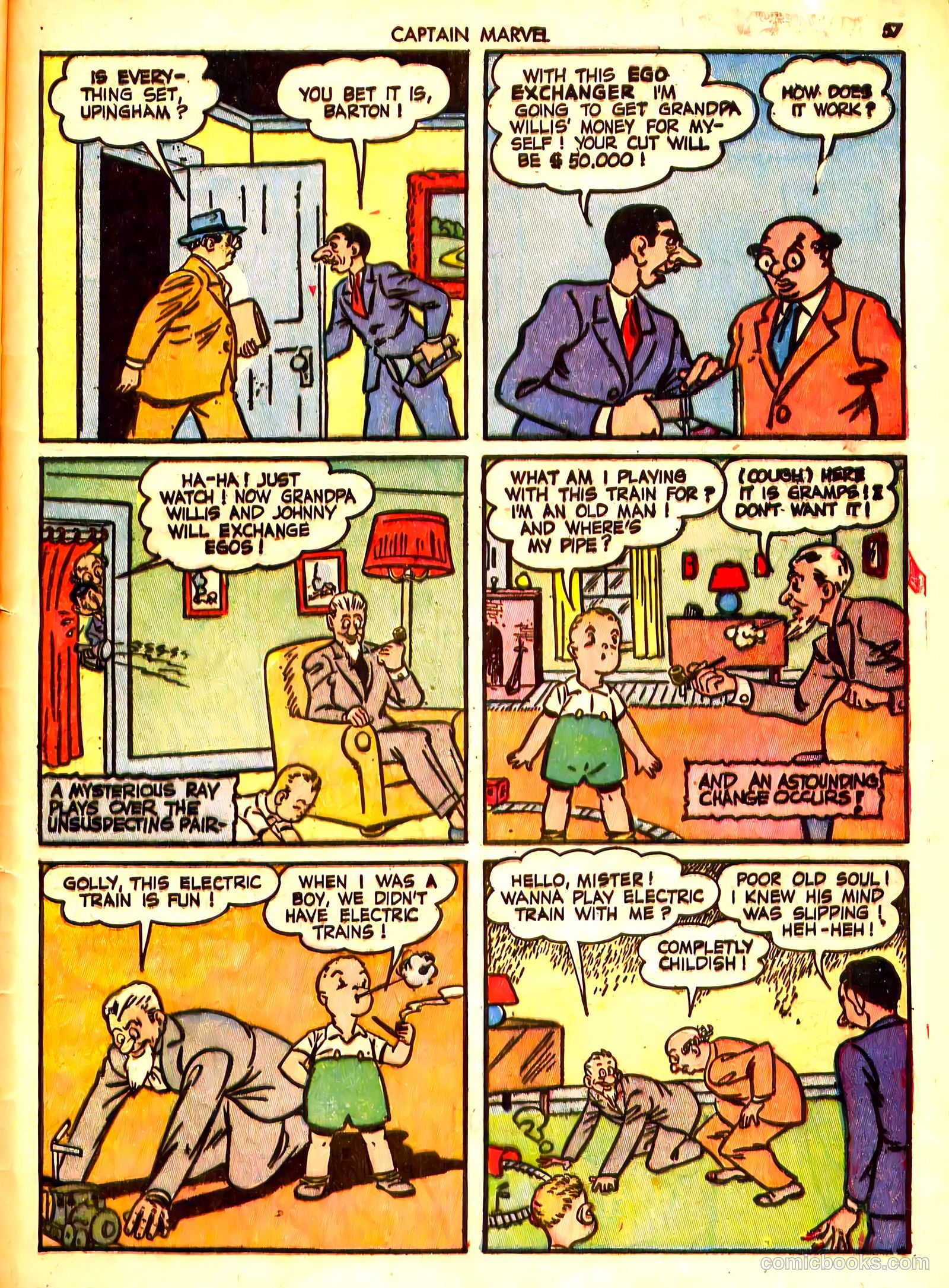 Captain Marvel Adventures #19 — page 57 of 68