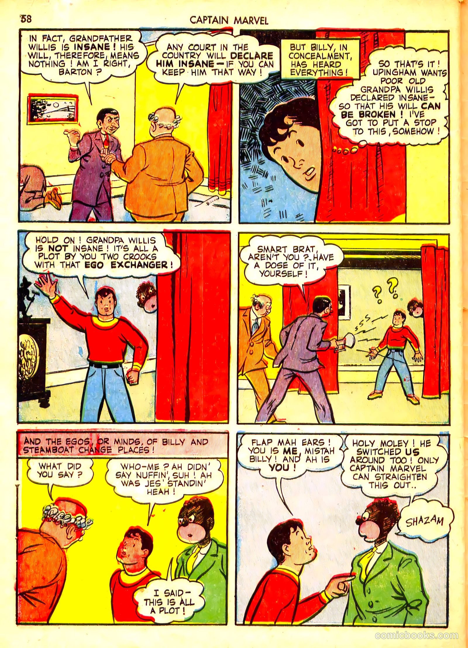 Captain Marvel Adventures #19 — page 58 of 68