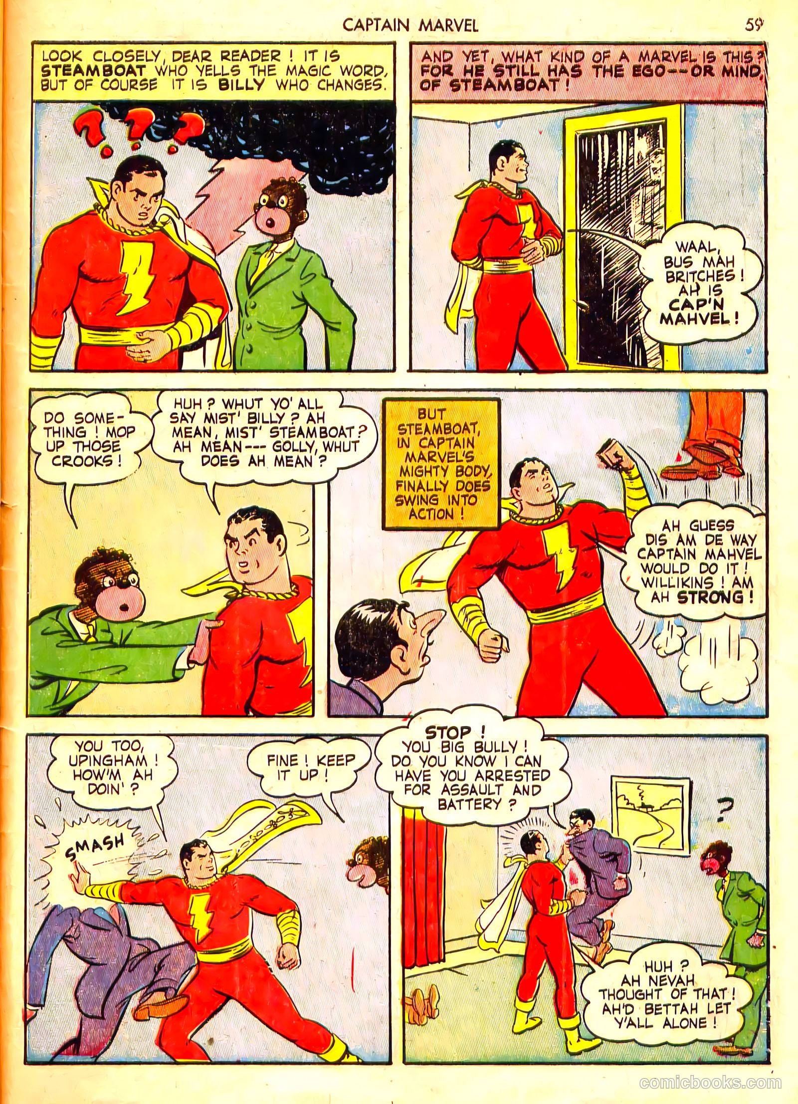 Captain Marvel Adventures #19 — page 59 of 68