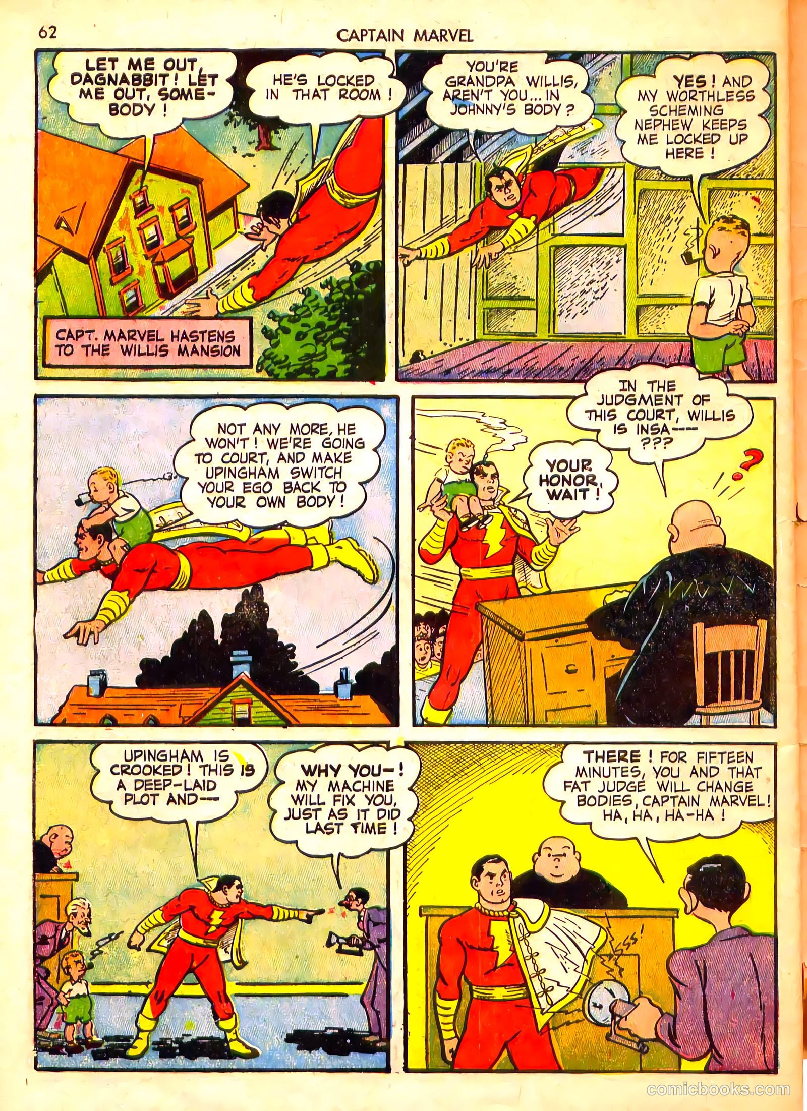 Captain Marvel Adventures #19 — page 62 of 68