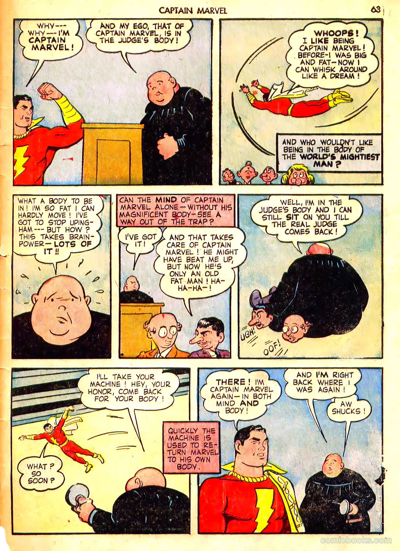 Captain Marvel Adventures #19 — page 63 of 68