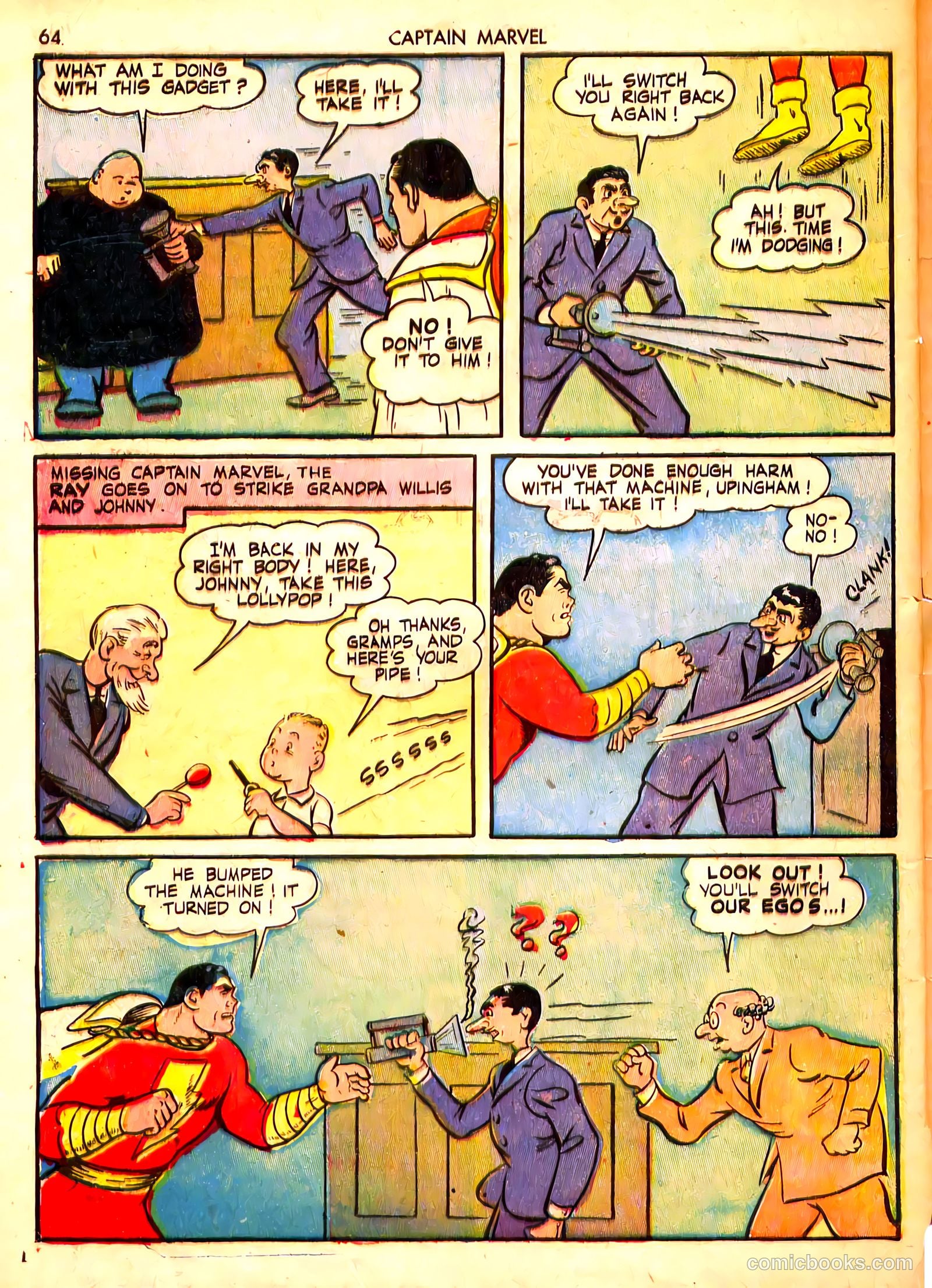 Captain Marvel Adventures #19 — page 64 of 68