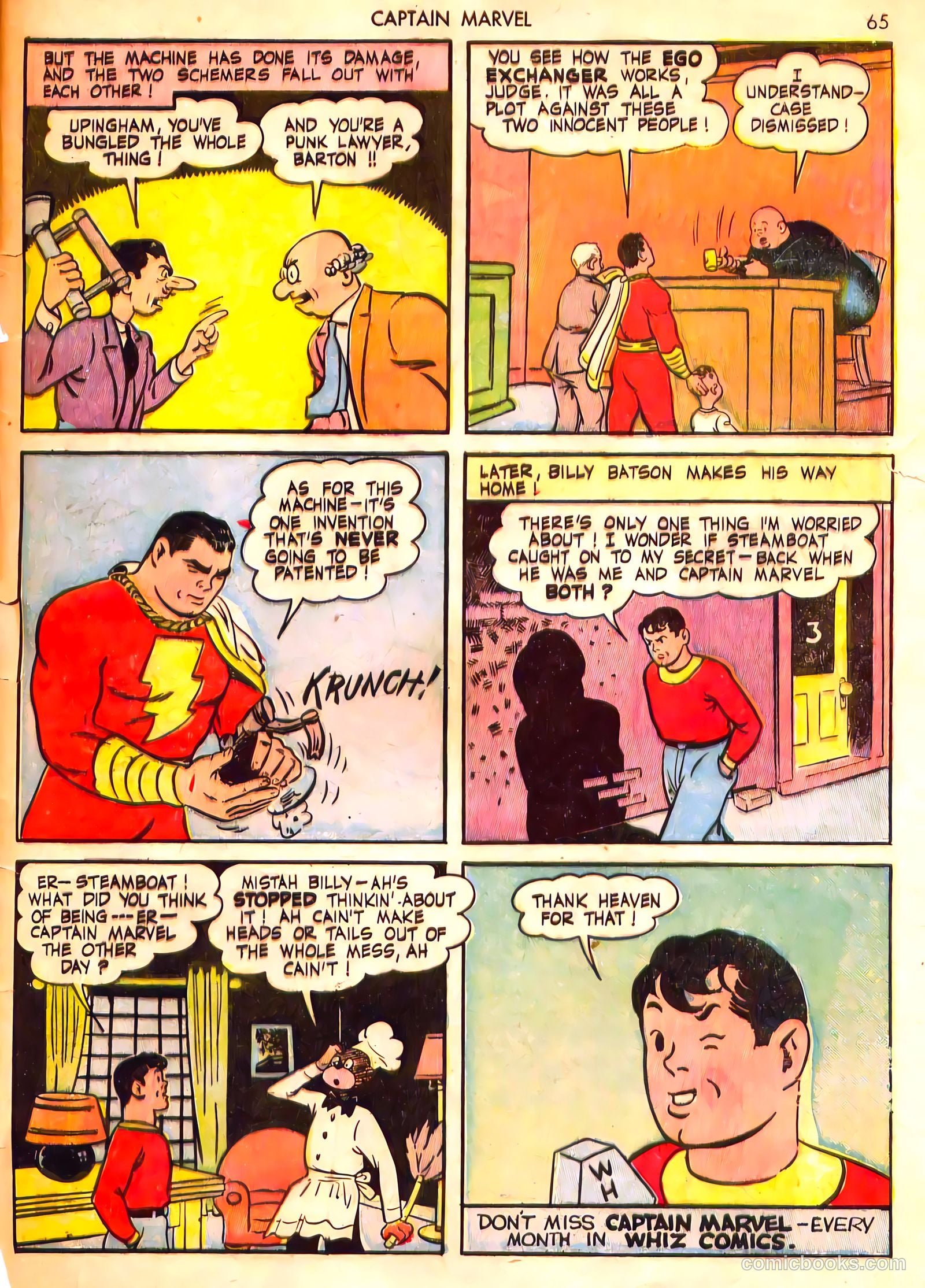 Captain Marvel Adventures #19 — page 65 of 68