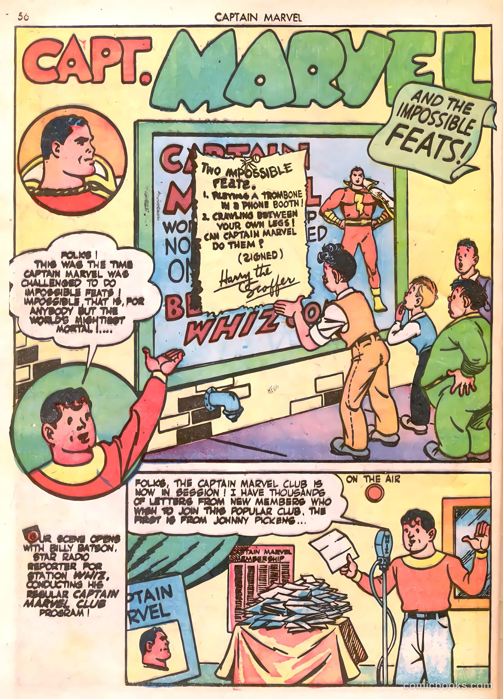 Captain Marvel Adventures #23 — page 56 of 68