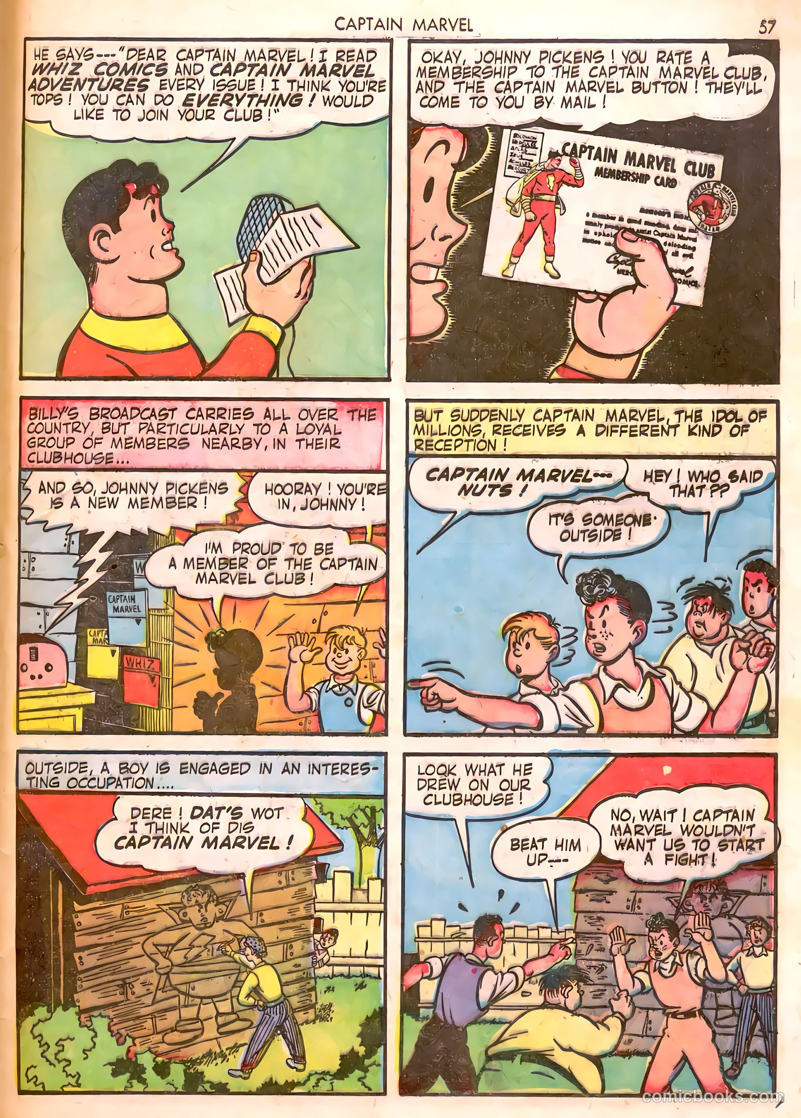 Captain Marvel Adventures #23 — page 57 of 68