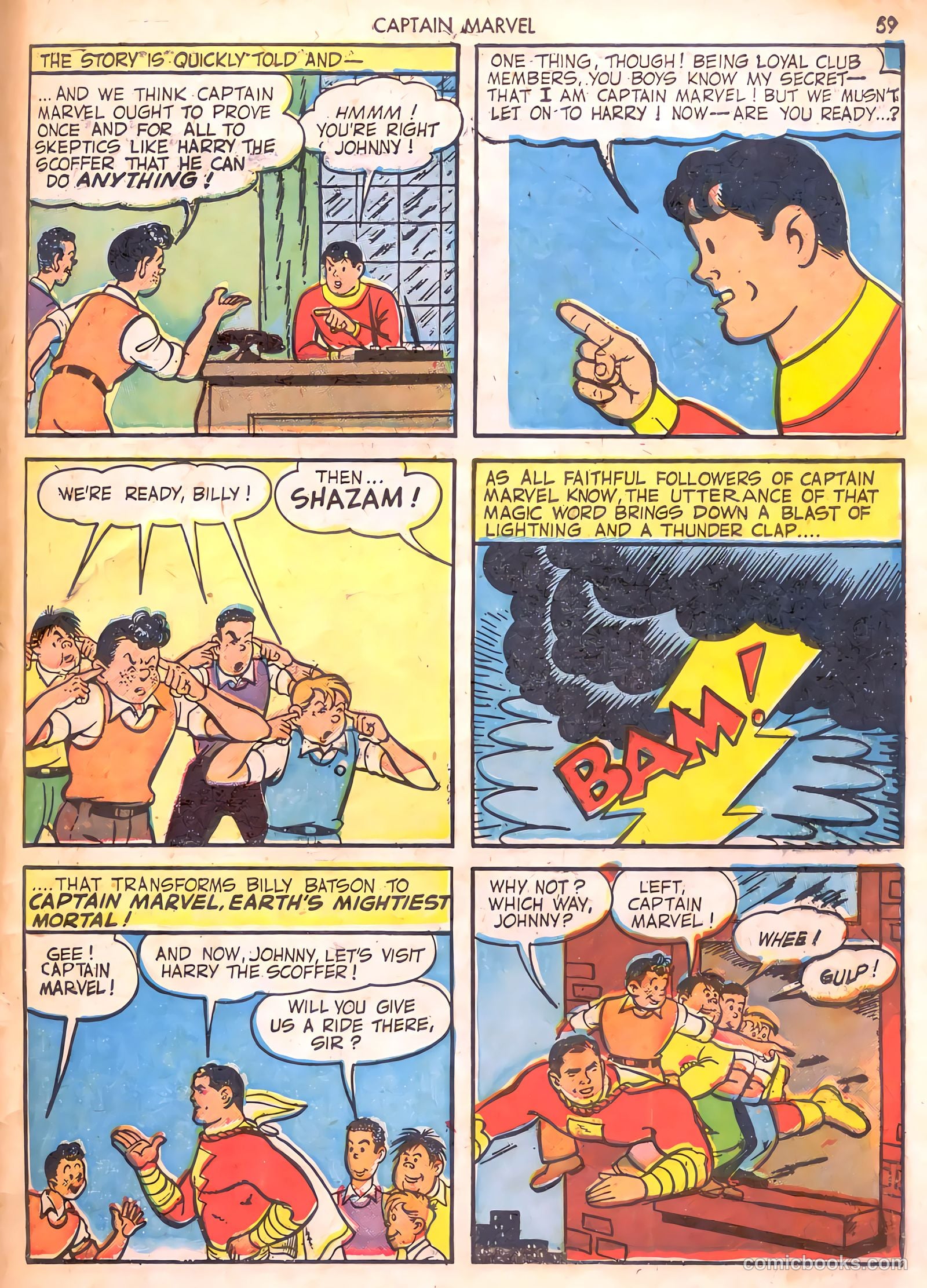 Captain Marvel Adventures #23 — page 59 of 68