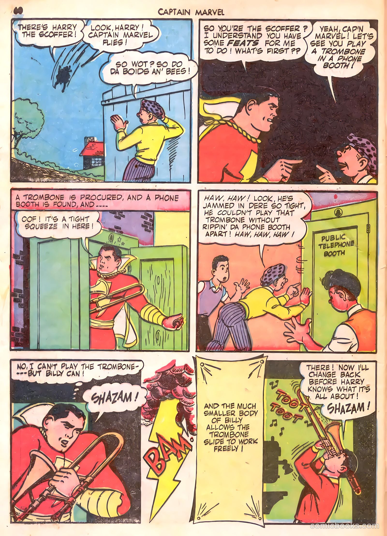 Captain Marvel Adventures #23 — page 60 of 68