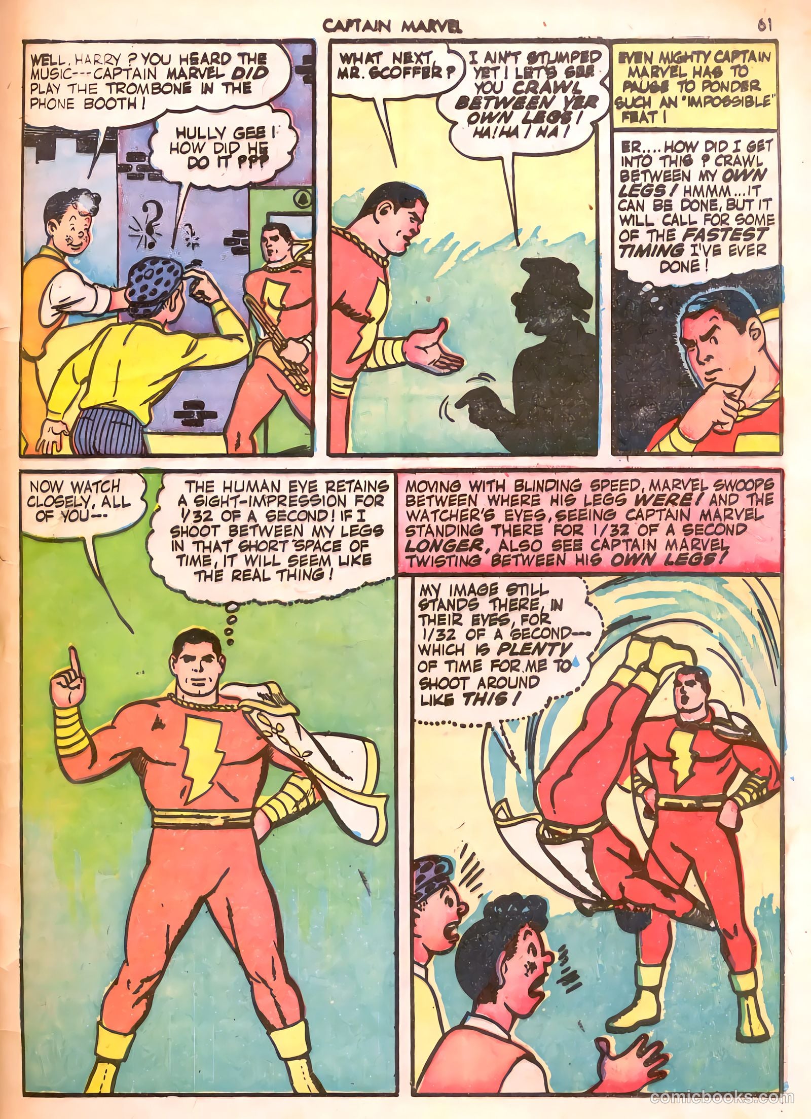 Captain Marvel Adventures #23 — page 61 of 68