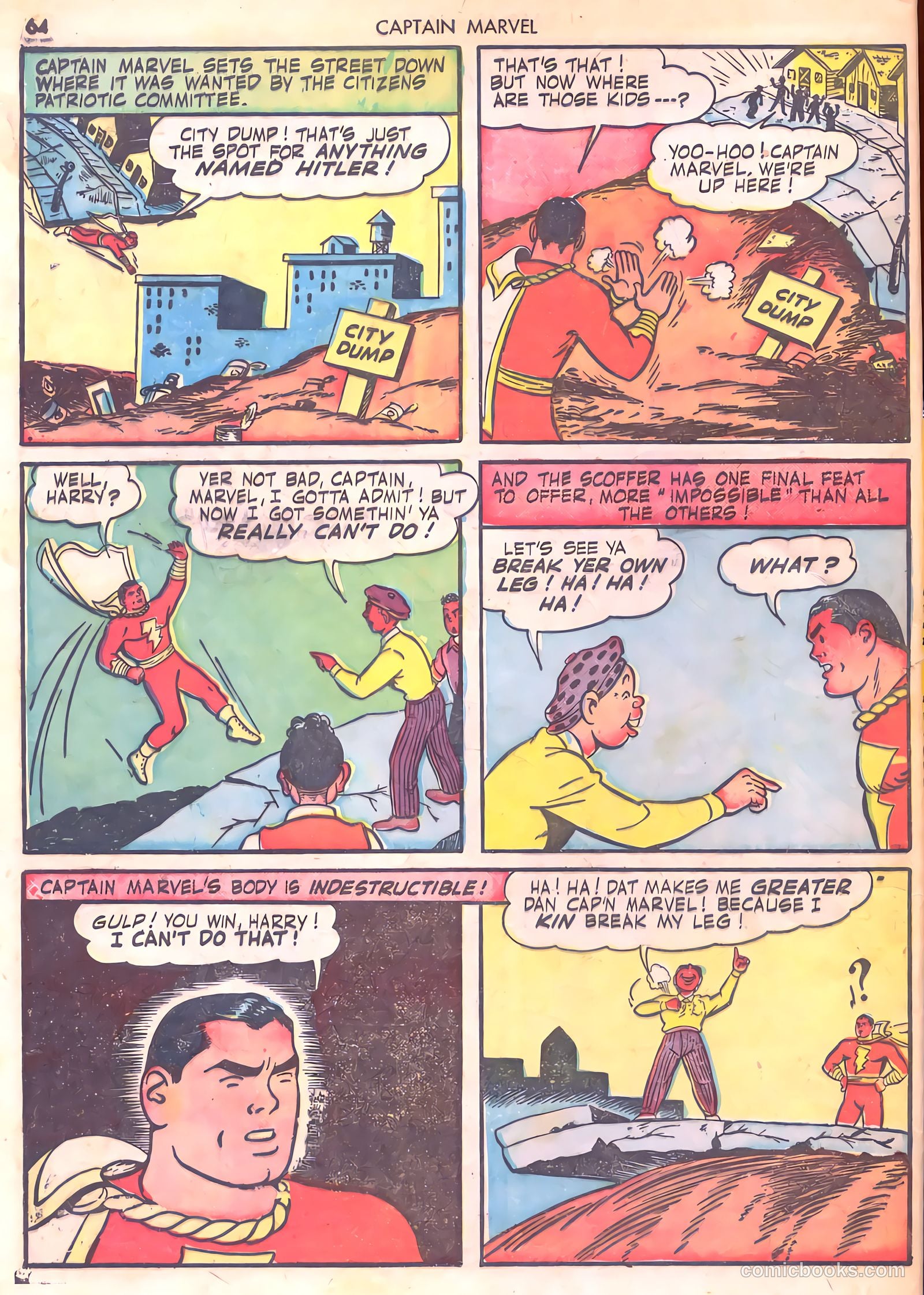 Captain Marvel Adventures #23 — page 64 of 68