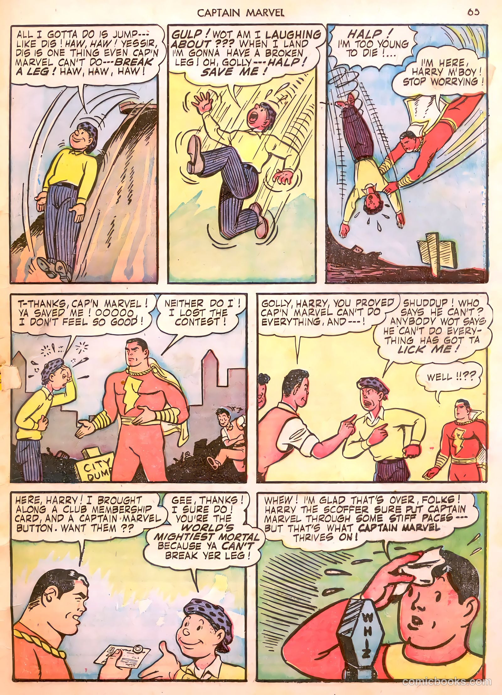 Captain Marvel Adventures #23 — page 65 of 68