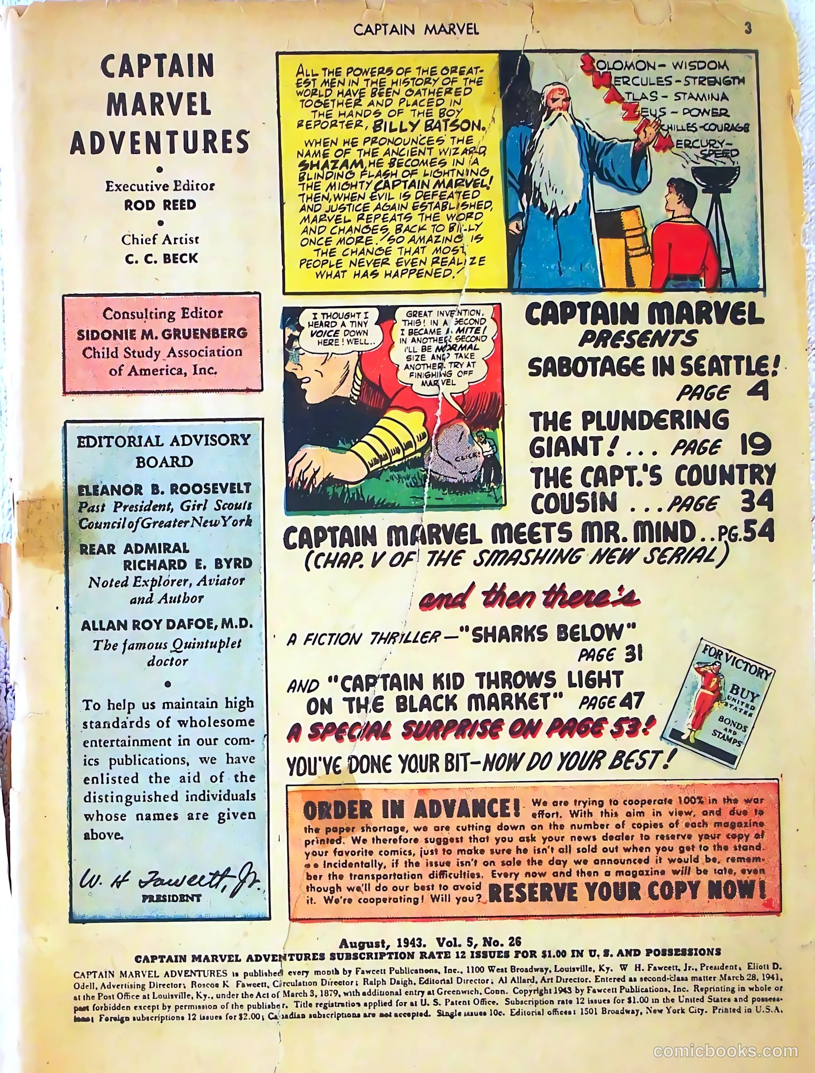 Captain Marvel Adventures #26 — page 4 of 69