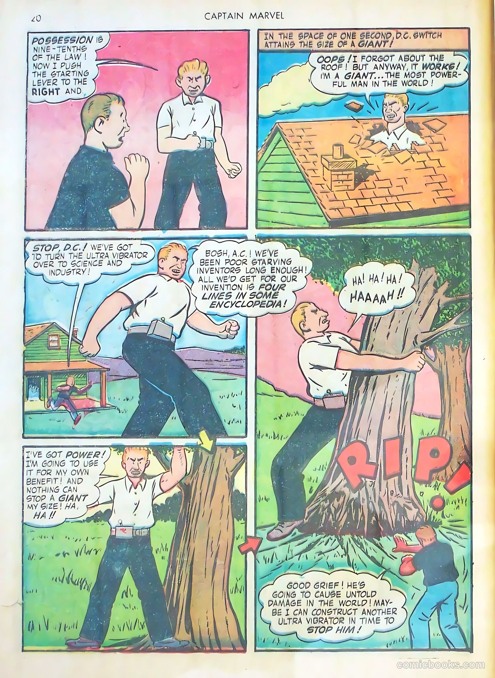 Captain Marvel Adventures #26 — page 21 of 69