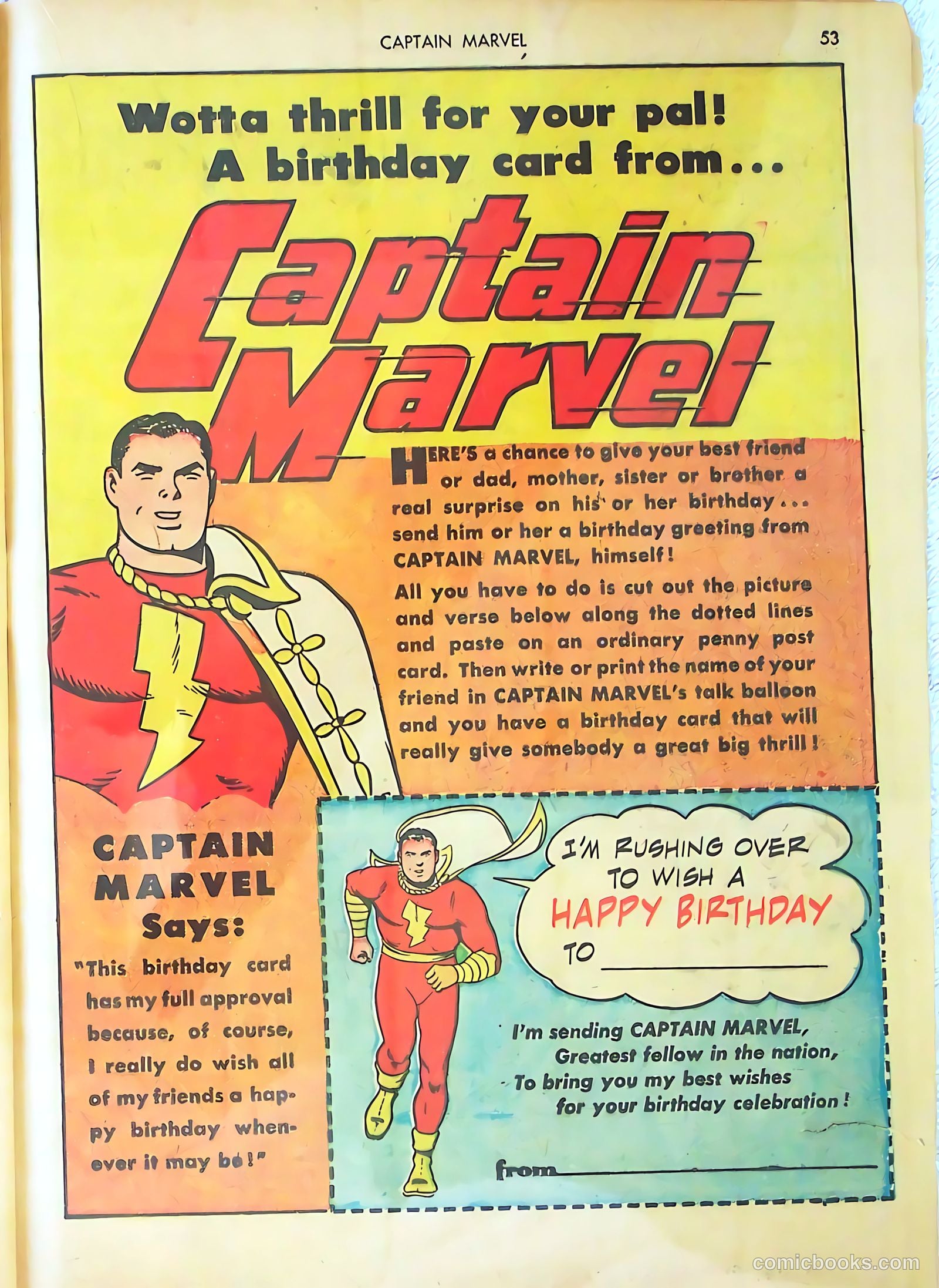 Captain Marvel Adventures #26 — page 54 of 69