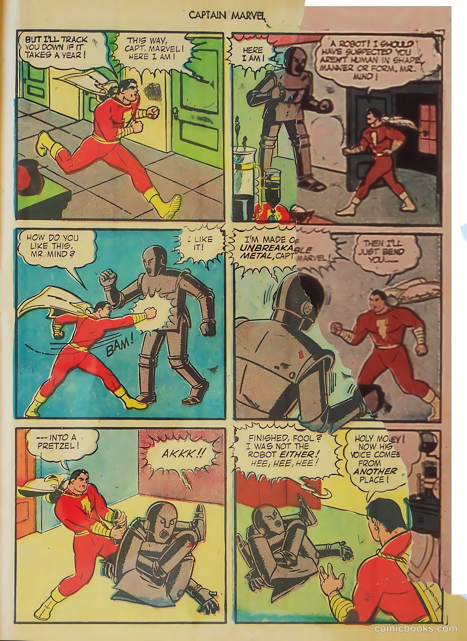 Captain Marvel Adventures #26 — page 60 of 69