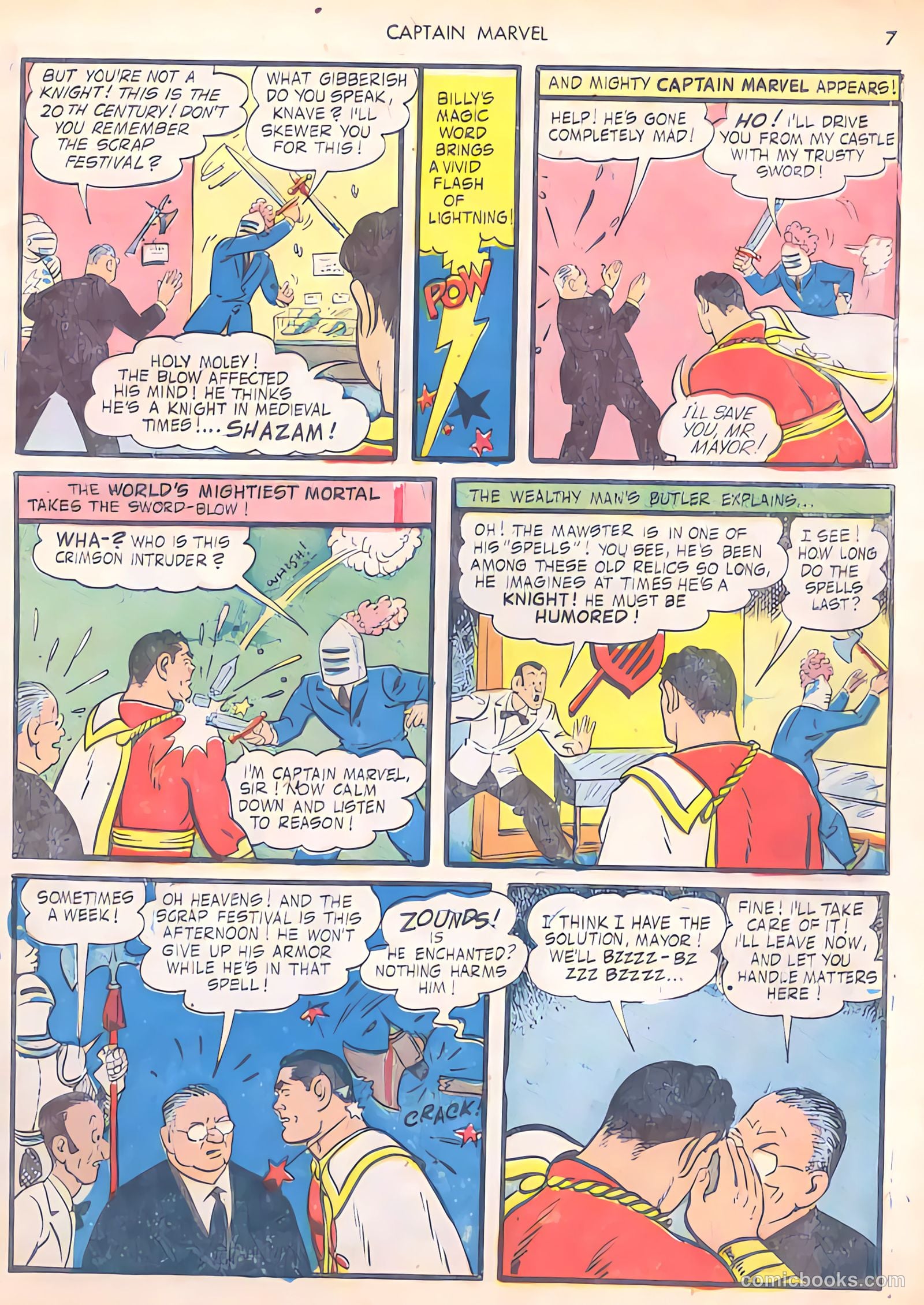 Captain Marvel Adventures #29 — page 7 of 68