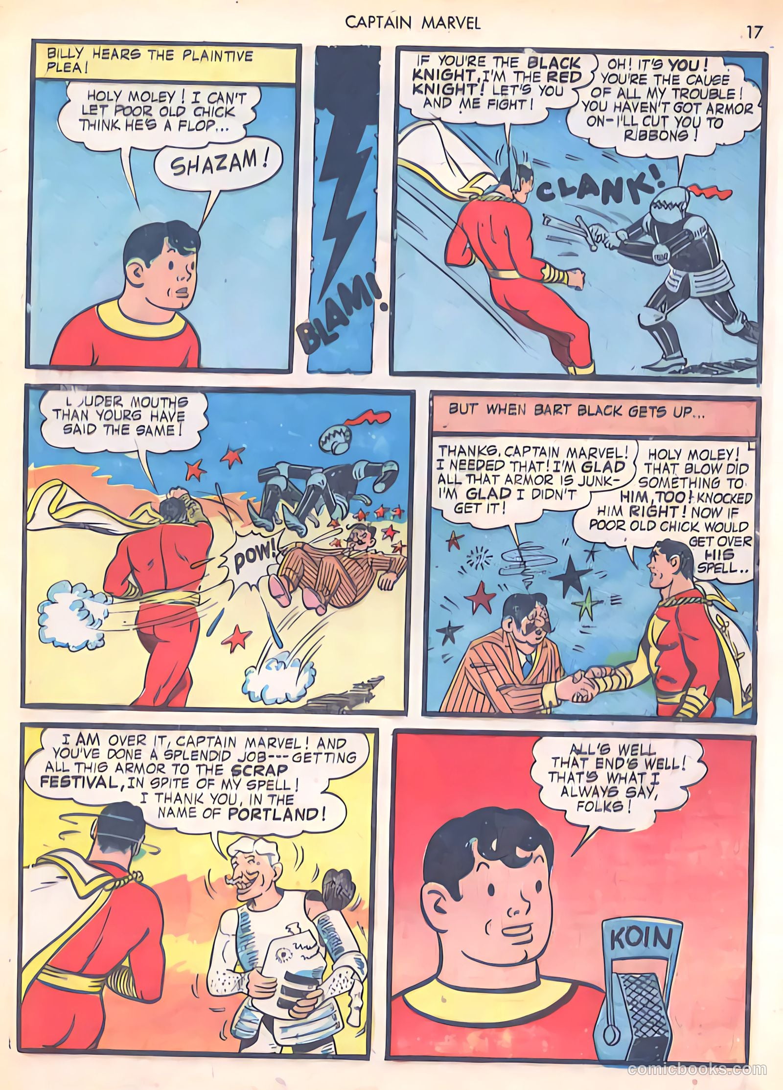 Captain Marvel Adventures #29 — page 17 of 68