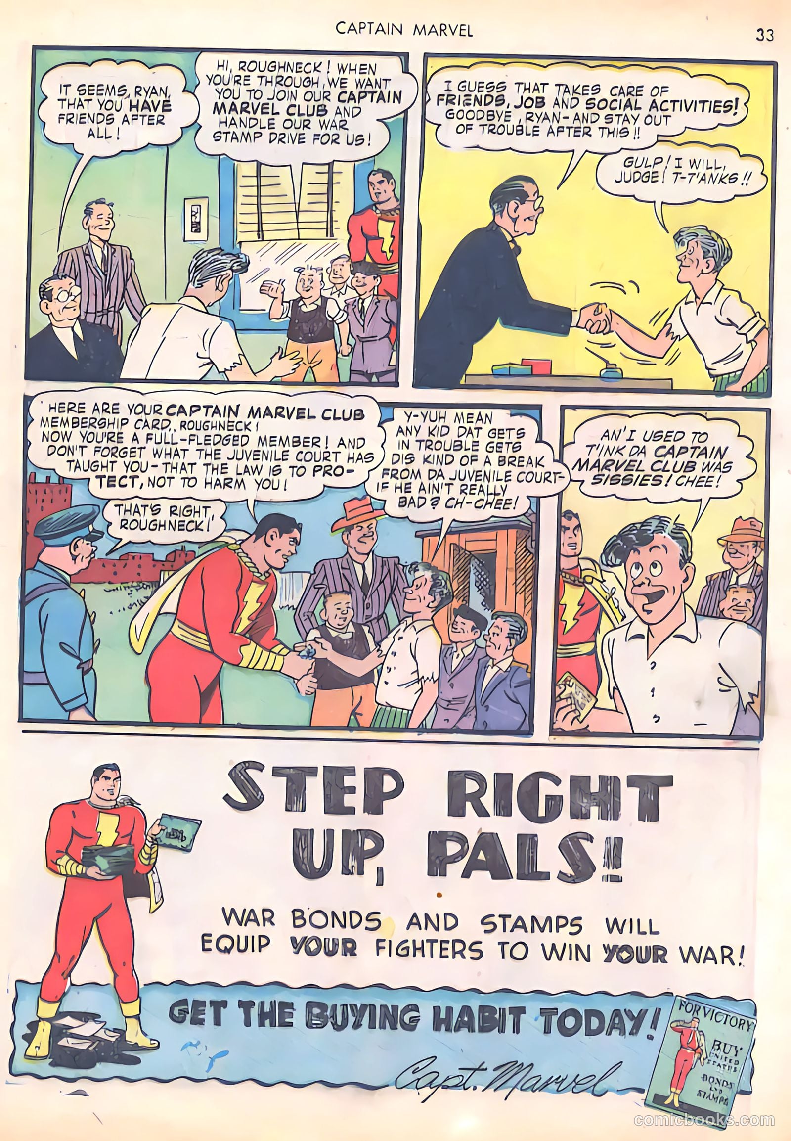 Captain Marvel Adventures #29 — page 33 of 68
