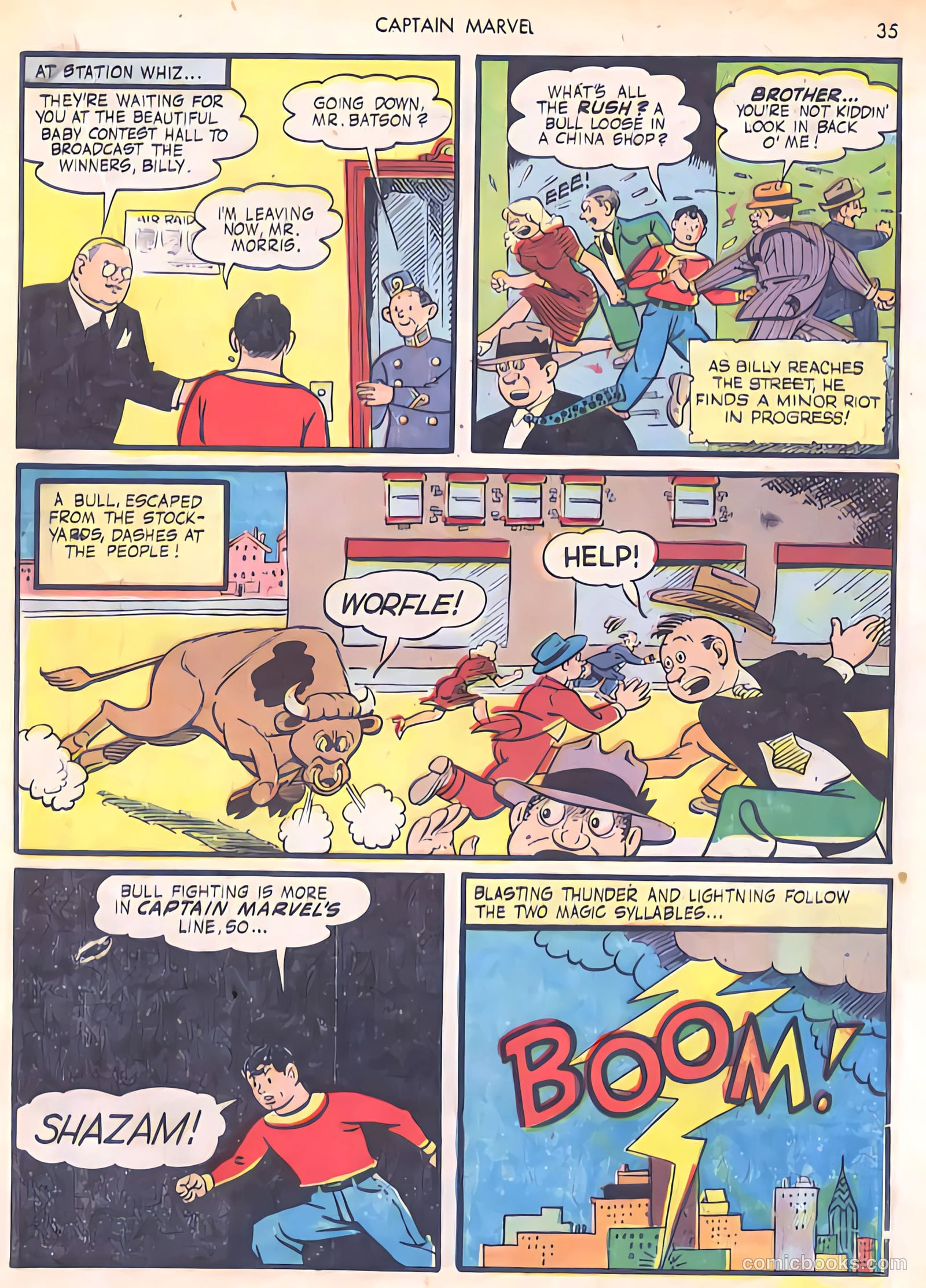 Captain Marvel Adventures #29 — page 35 of 68