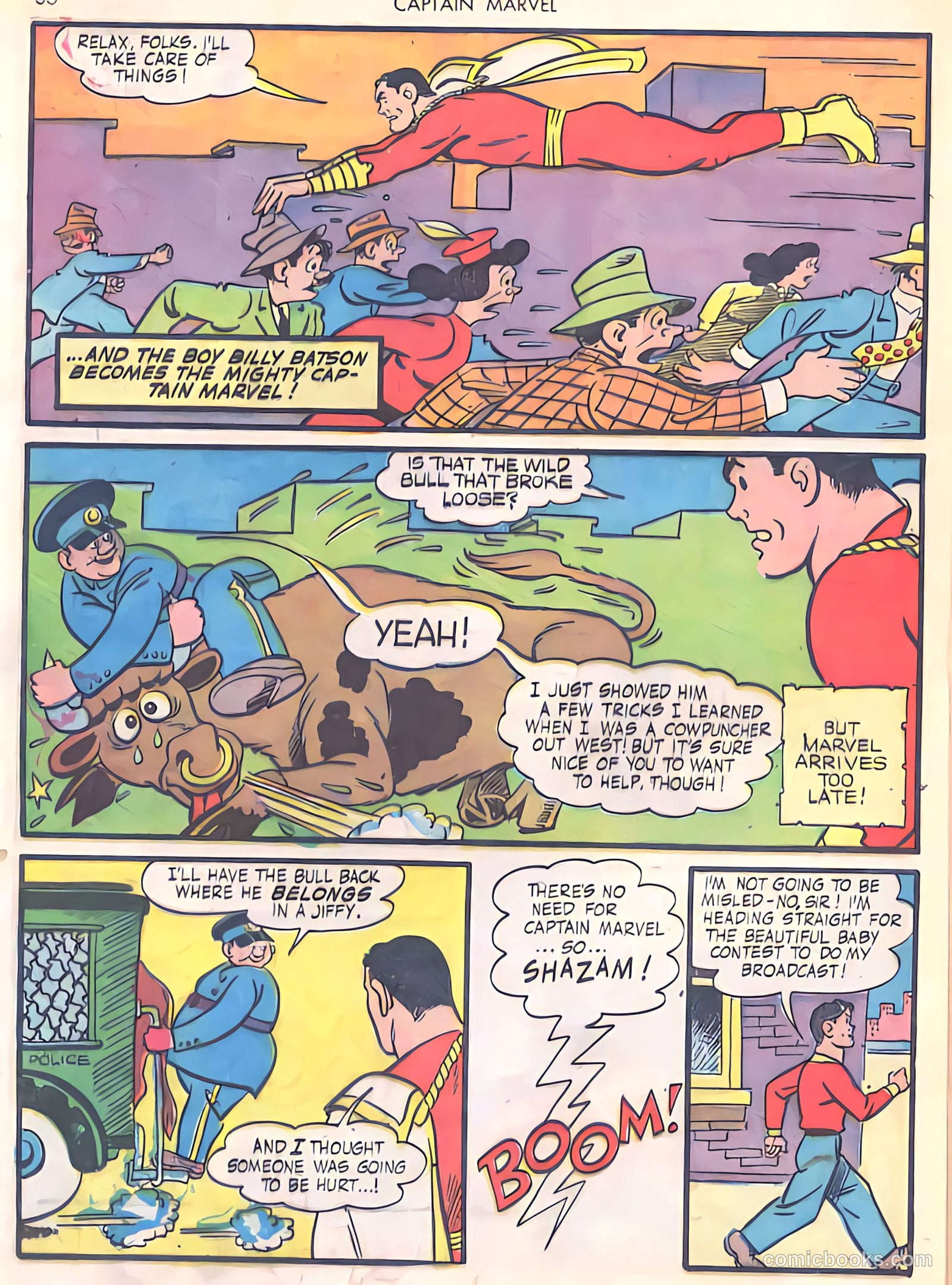 Captain Marvel Adventures #29 — page 36 of 68