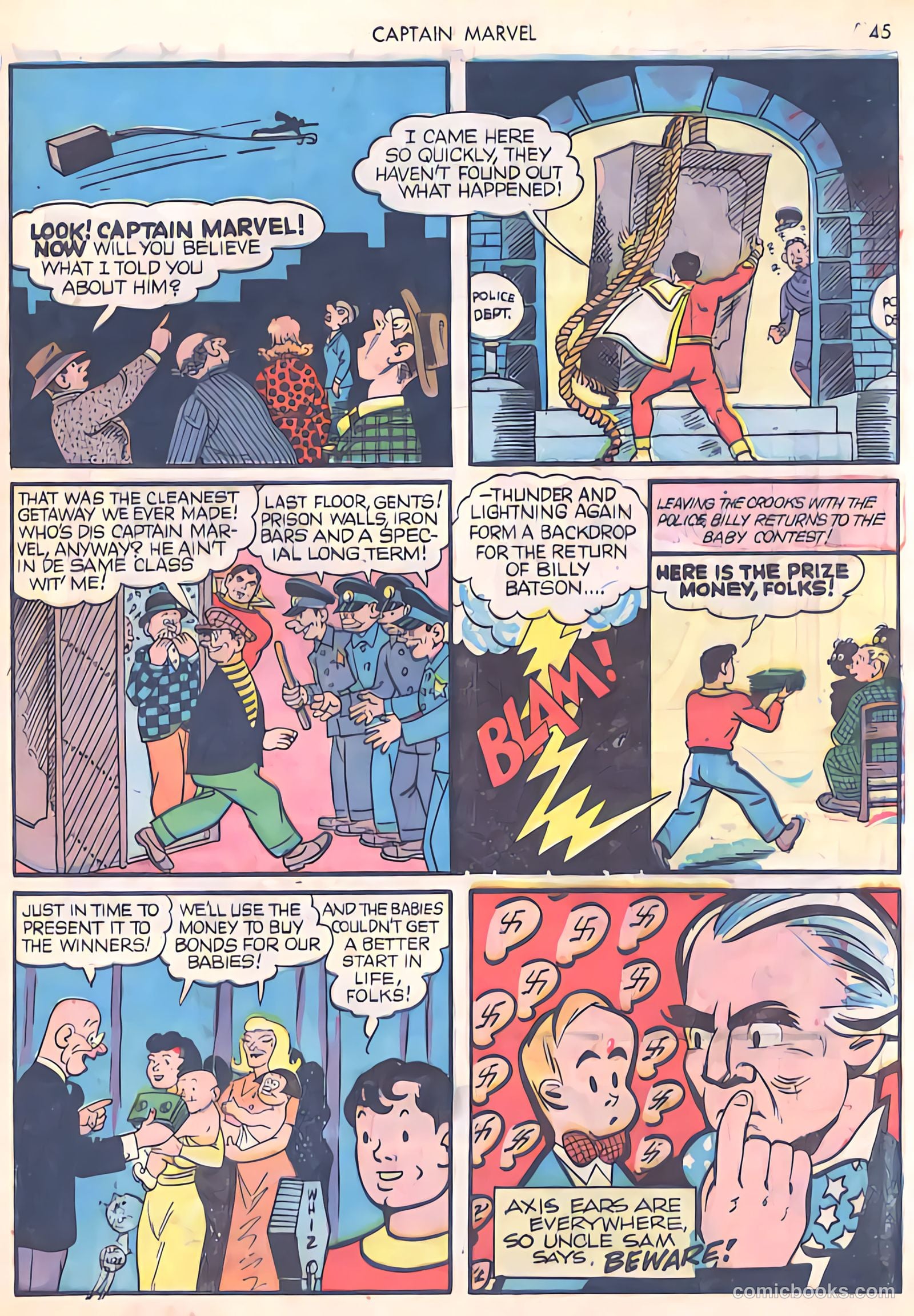 Captain Marvel Adventures #29 — page 45 of 68