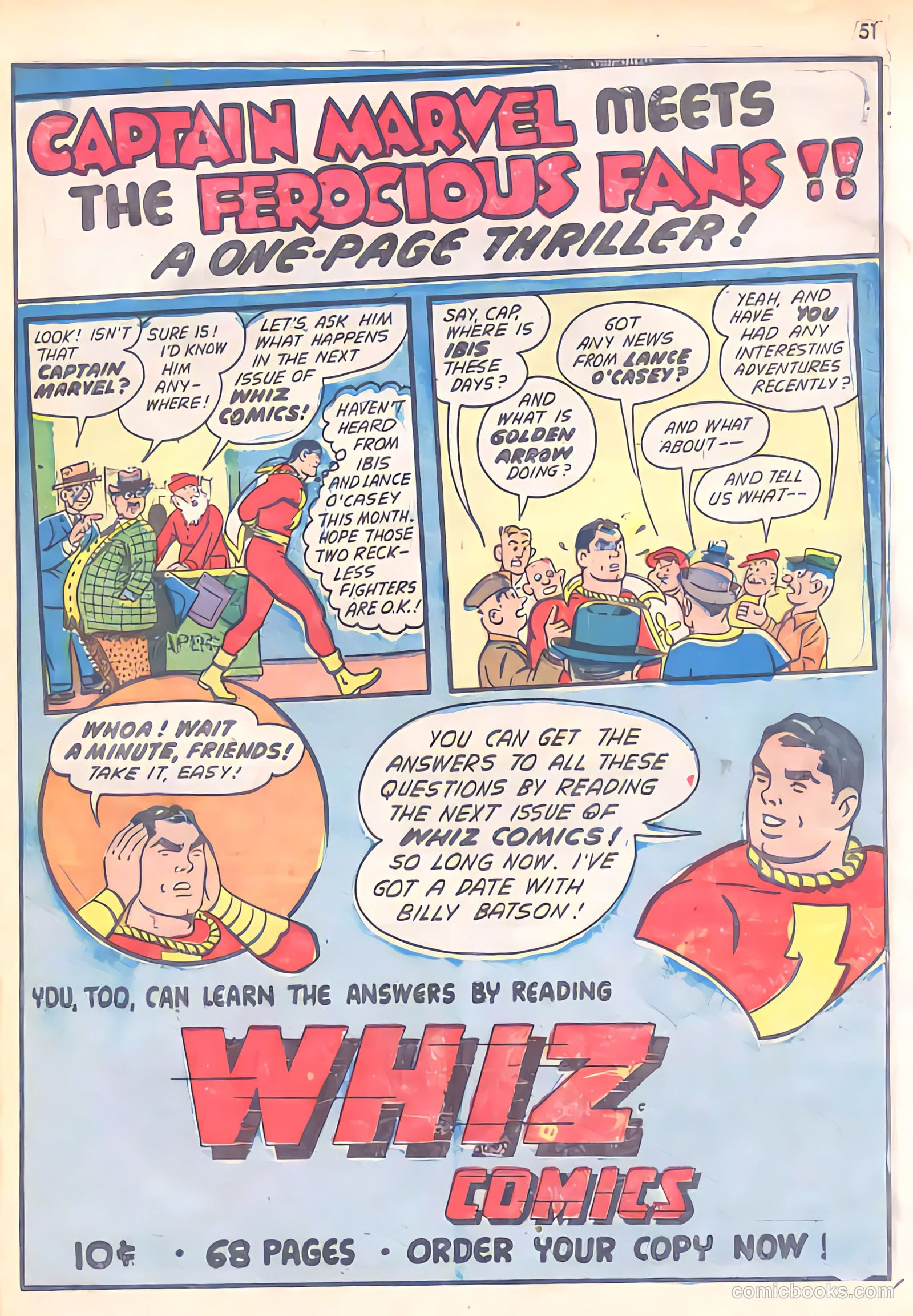 Captain Marvel Adventures #29 — page 51 of 68
