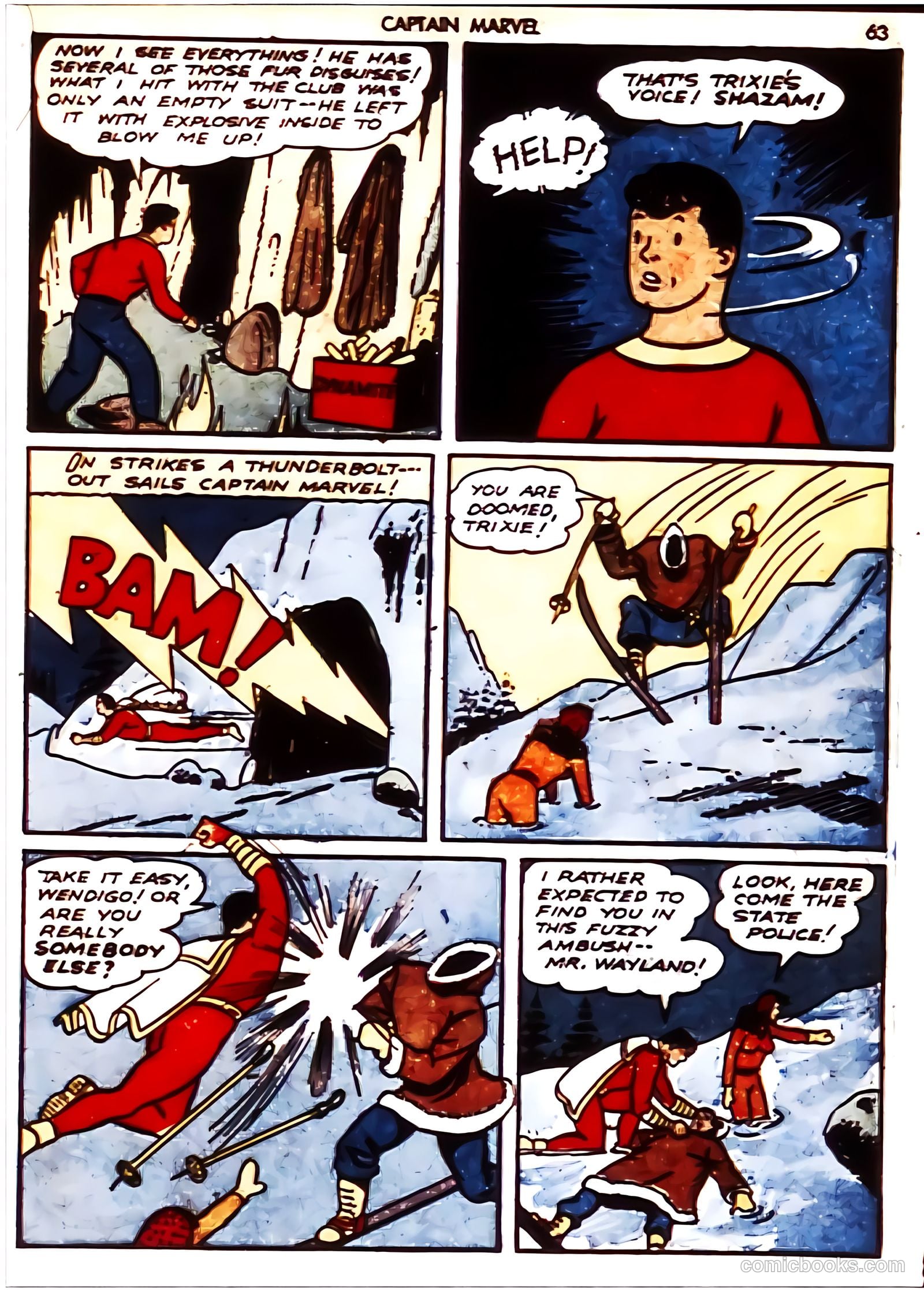 Captain Marvel Adventures #7 — page 62 of 67