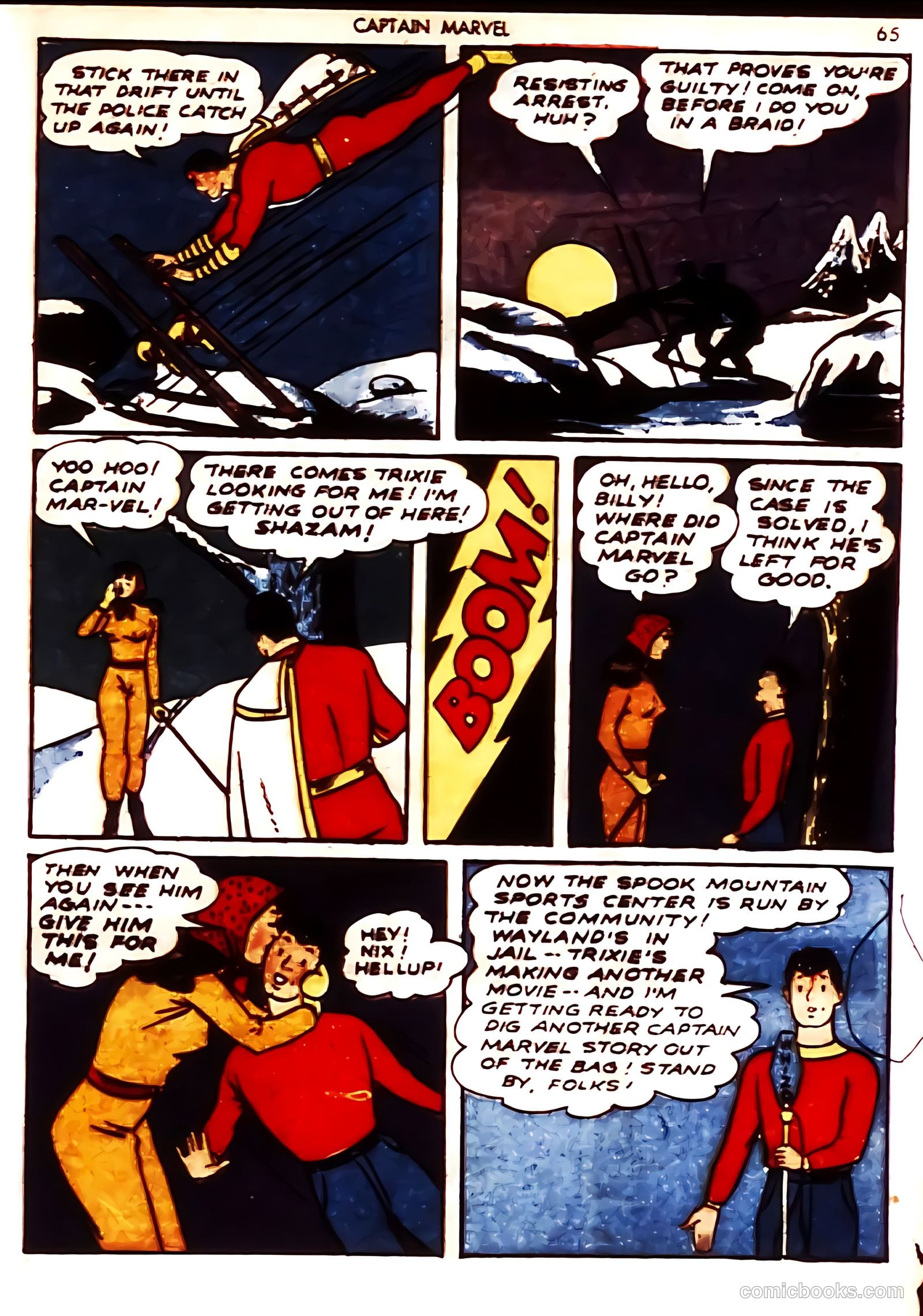 Captain Marvel Adventures #7 — page 64 of 67