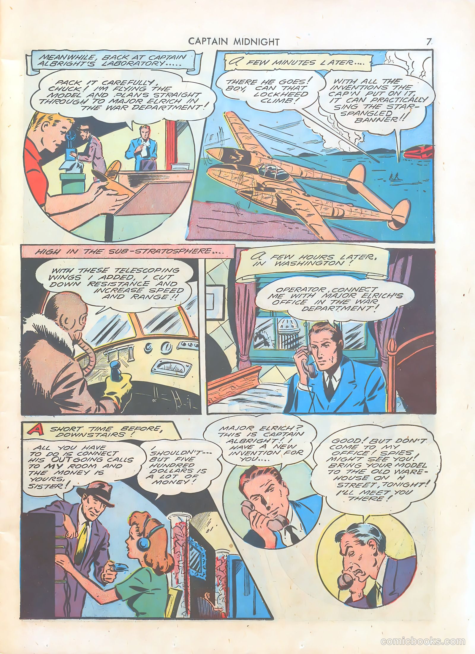 Captain Midnight #1 — page 7 of 68